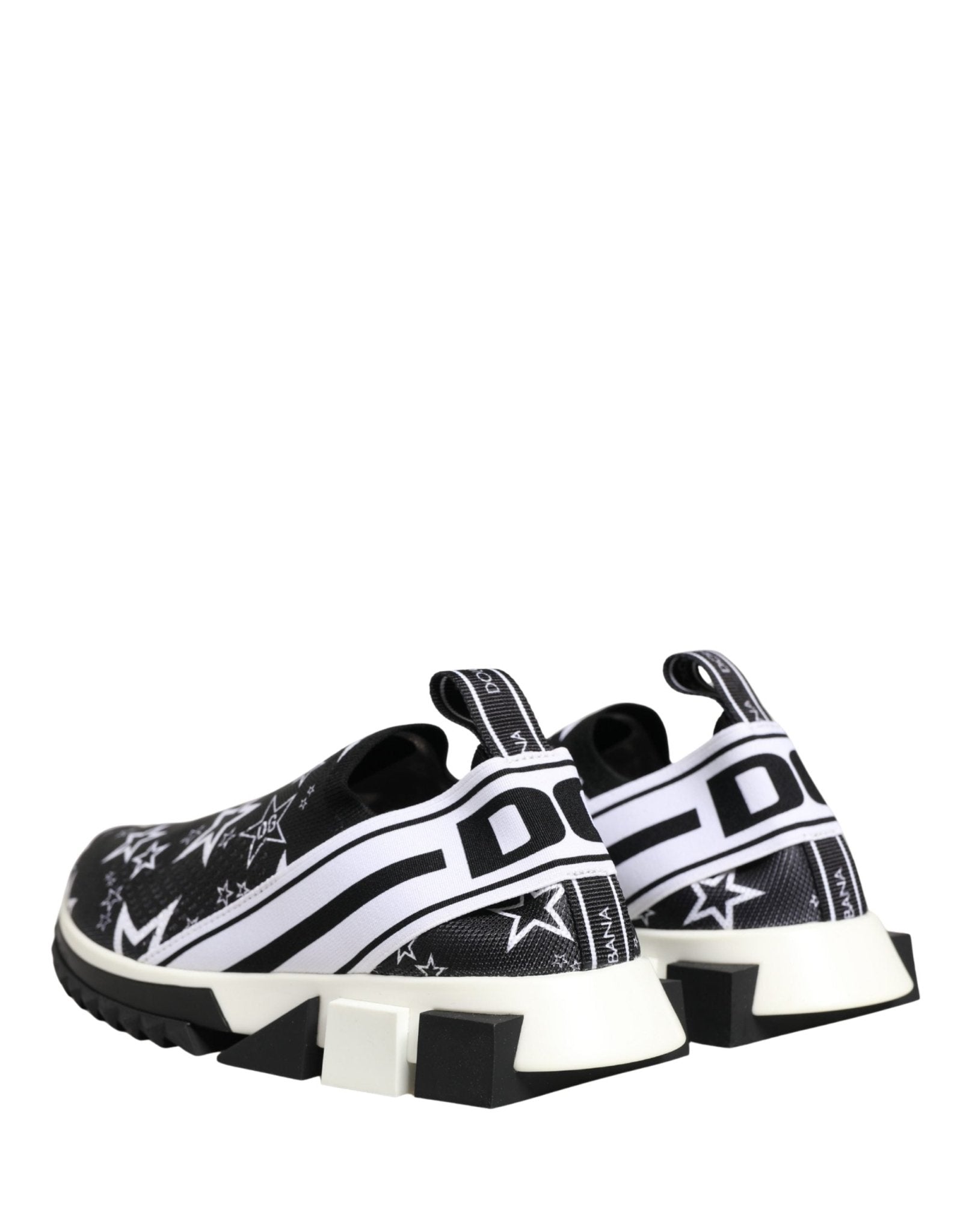 Dolce & Gabbana Black Stars Logo SORRENTO Sneakers Shoes - GET THE BRAND