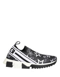 Dolce & Gabbana Black Stars Logo SORRENTO Sneakers Shoes - GET THE BRAND