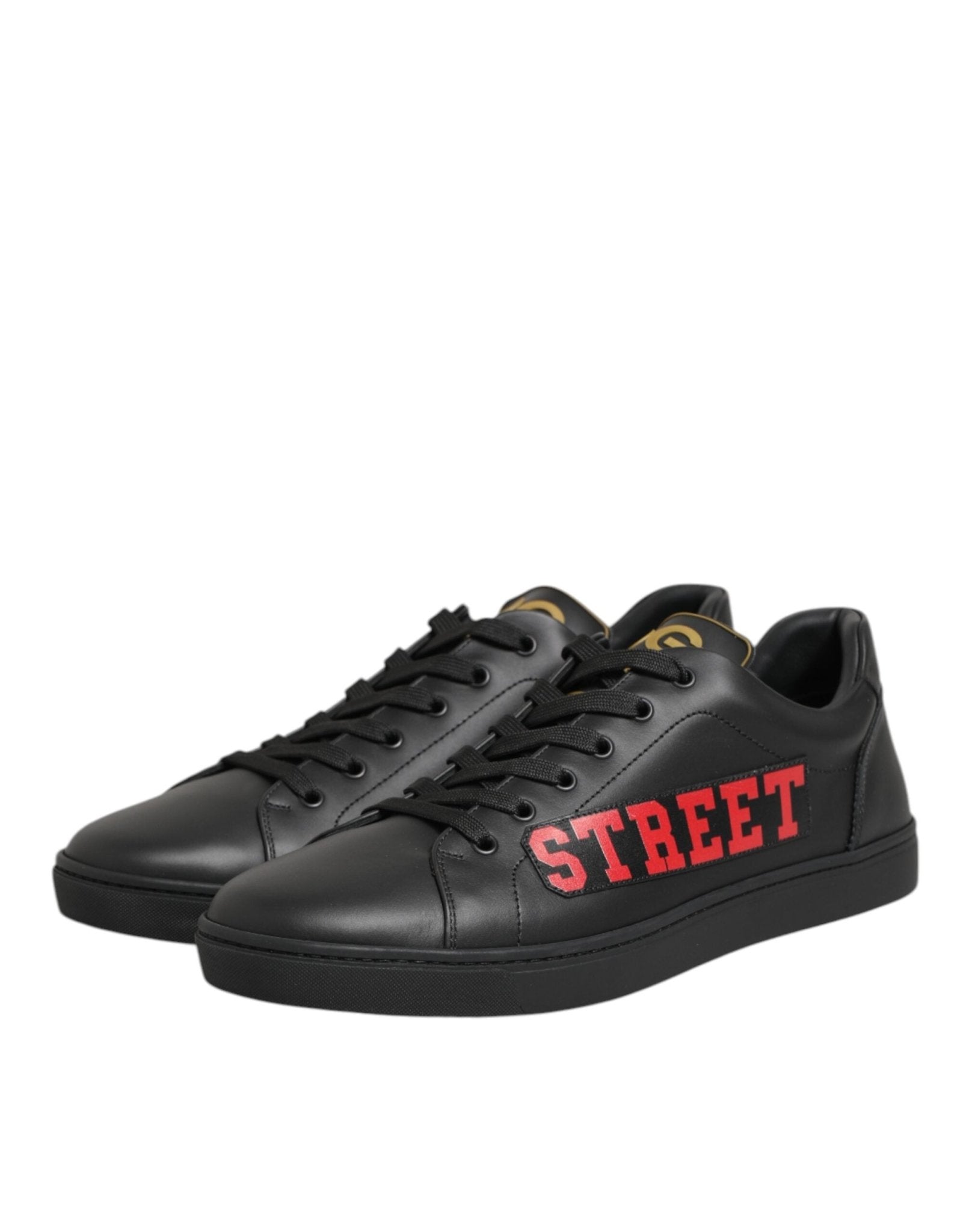 Dolce & Gabbana Black Street Life Low Top Men Sneakers Shoes - GET THE BRAND