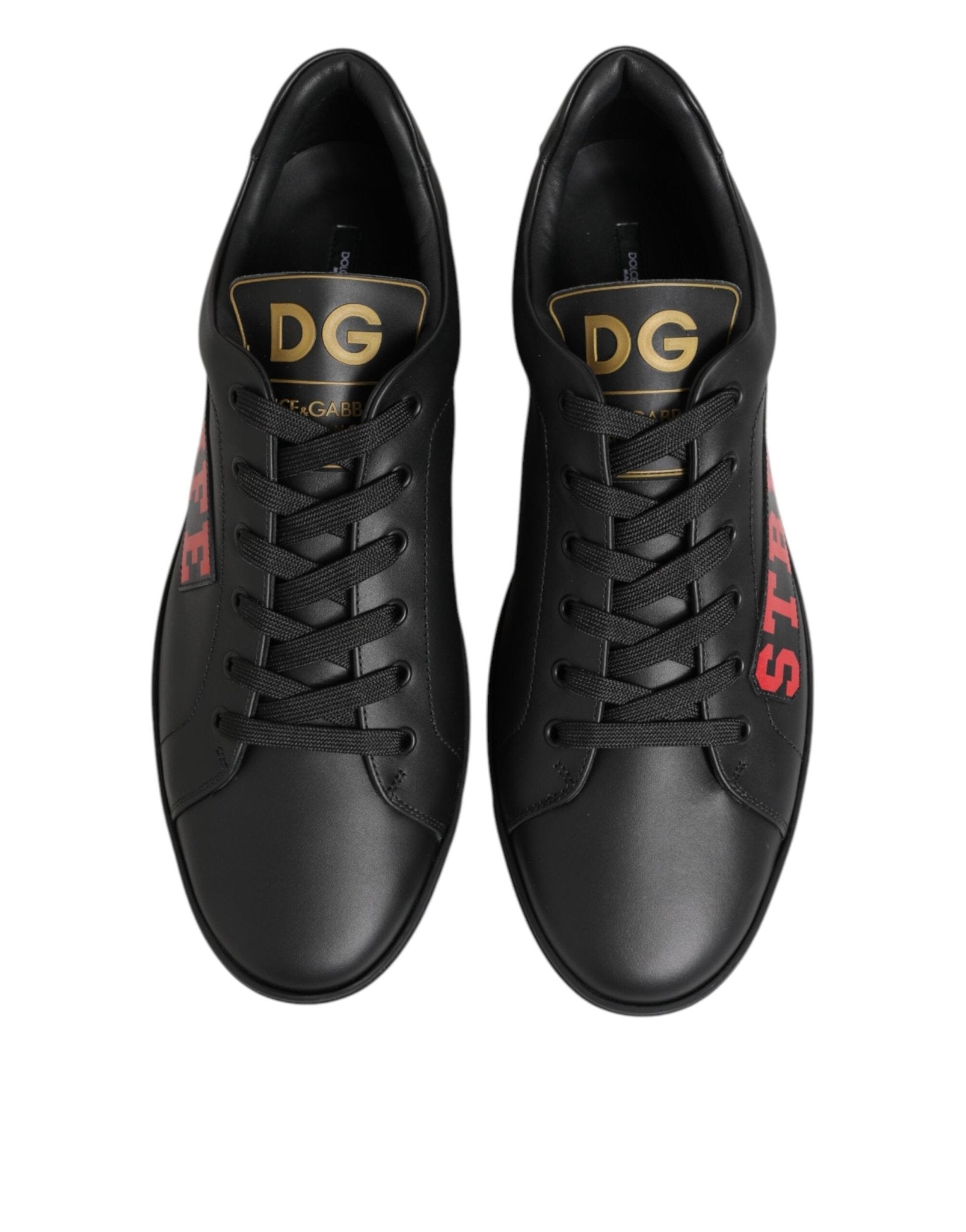 Dolce & Gabbana Black Street Life Low Top Men Sneakers Shoes - GET THE BRAND