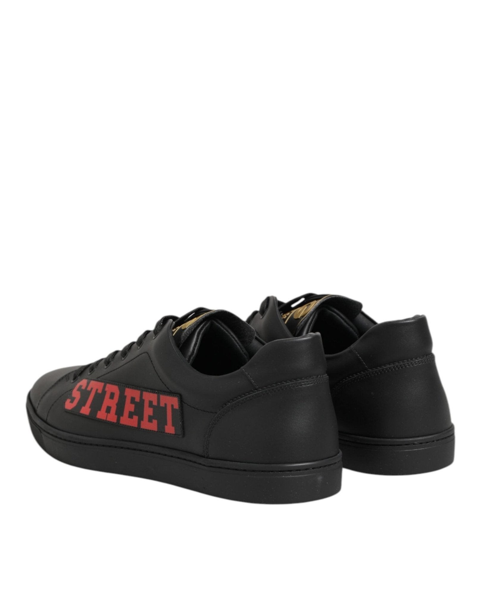 Dolce & Gabbana Black Street Life Low Top Men Sneakers Shoes - GET THE BRAND