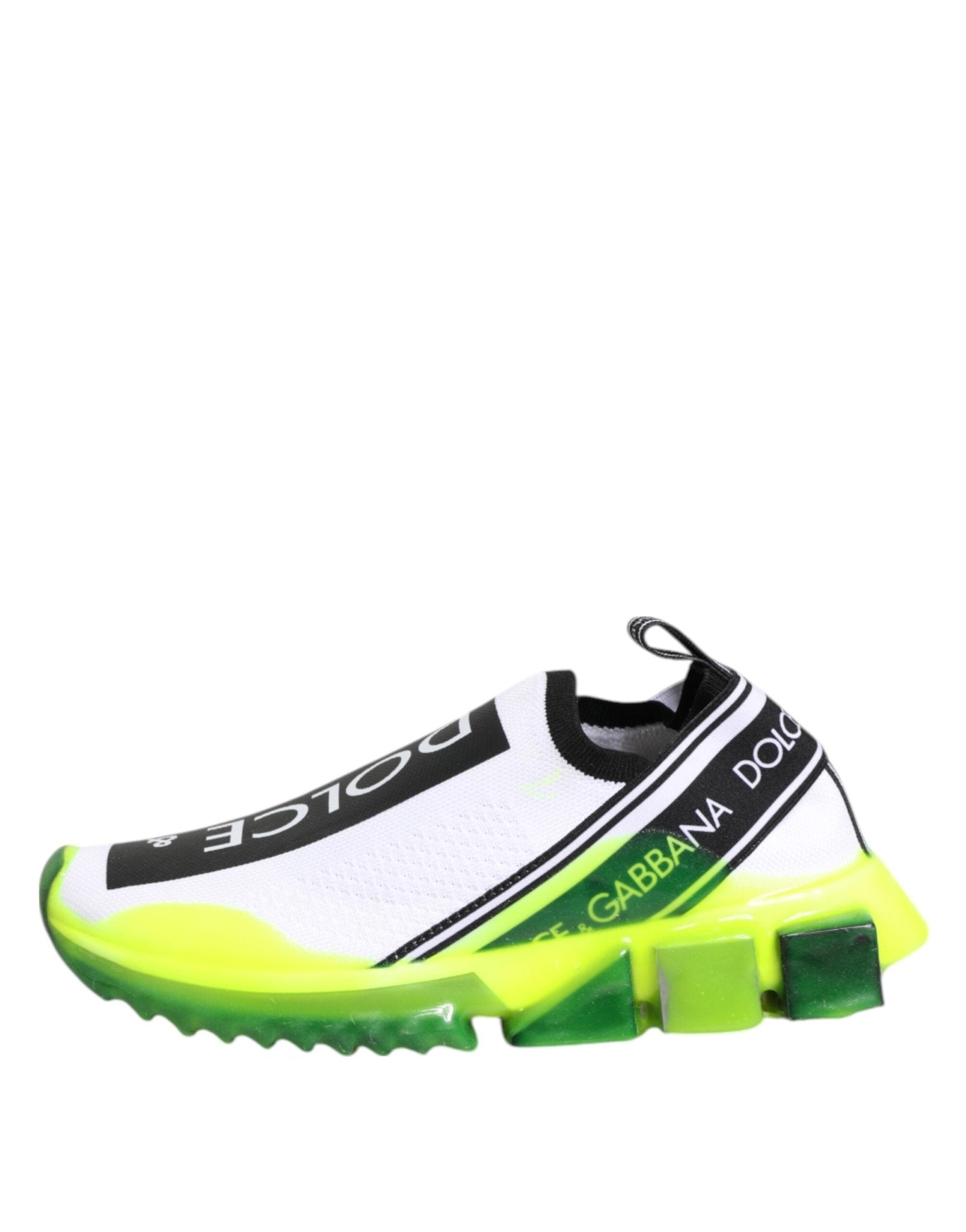 Dolce & Gabbana Black White Slip On Sorrento Sneakers Shoes - GET THE BRAND