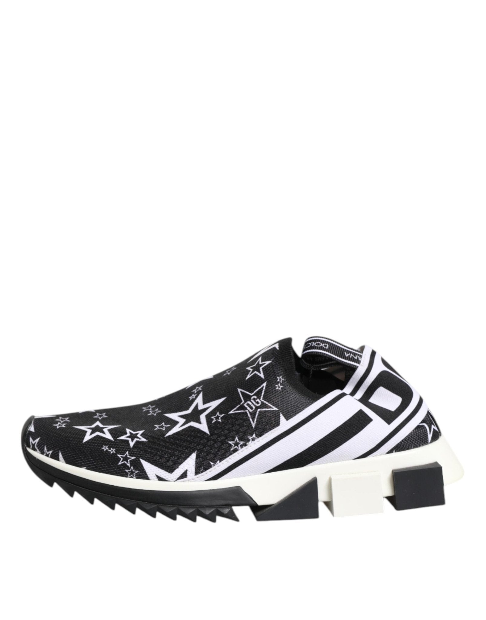 Dolce & Gabbana Black White Sorrento Low Top Sneakers Shoes - GET THE BRAND