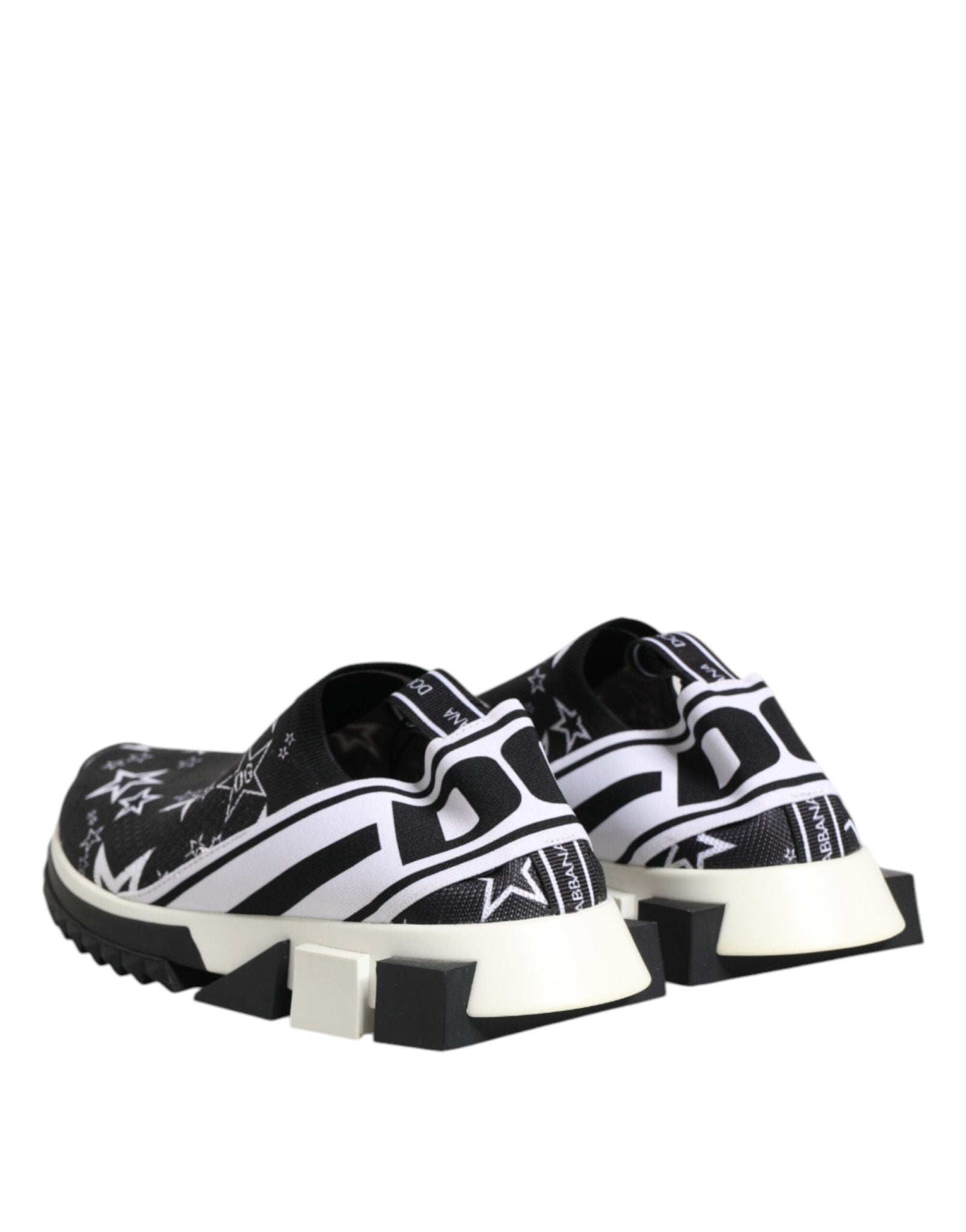 Dolce & Gabbana Black White Sorrento Low Top Sneakers Shoes - GET THE BRAND