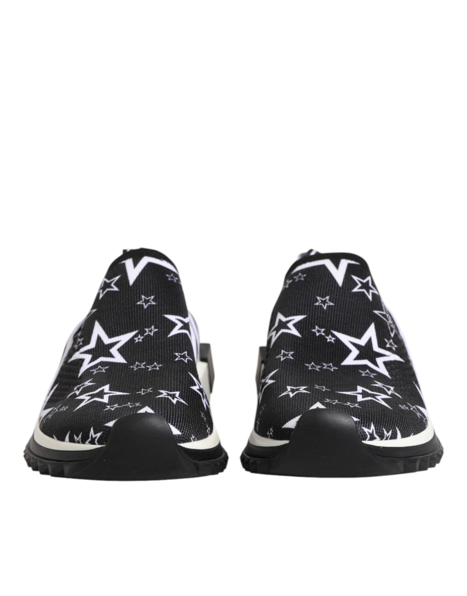Dolce & Gabbana Black White Sorrento Low Top Sneakers Shoes - GET THE BRAND