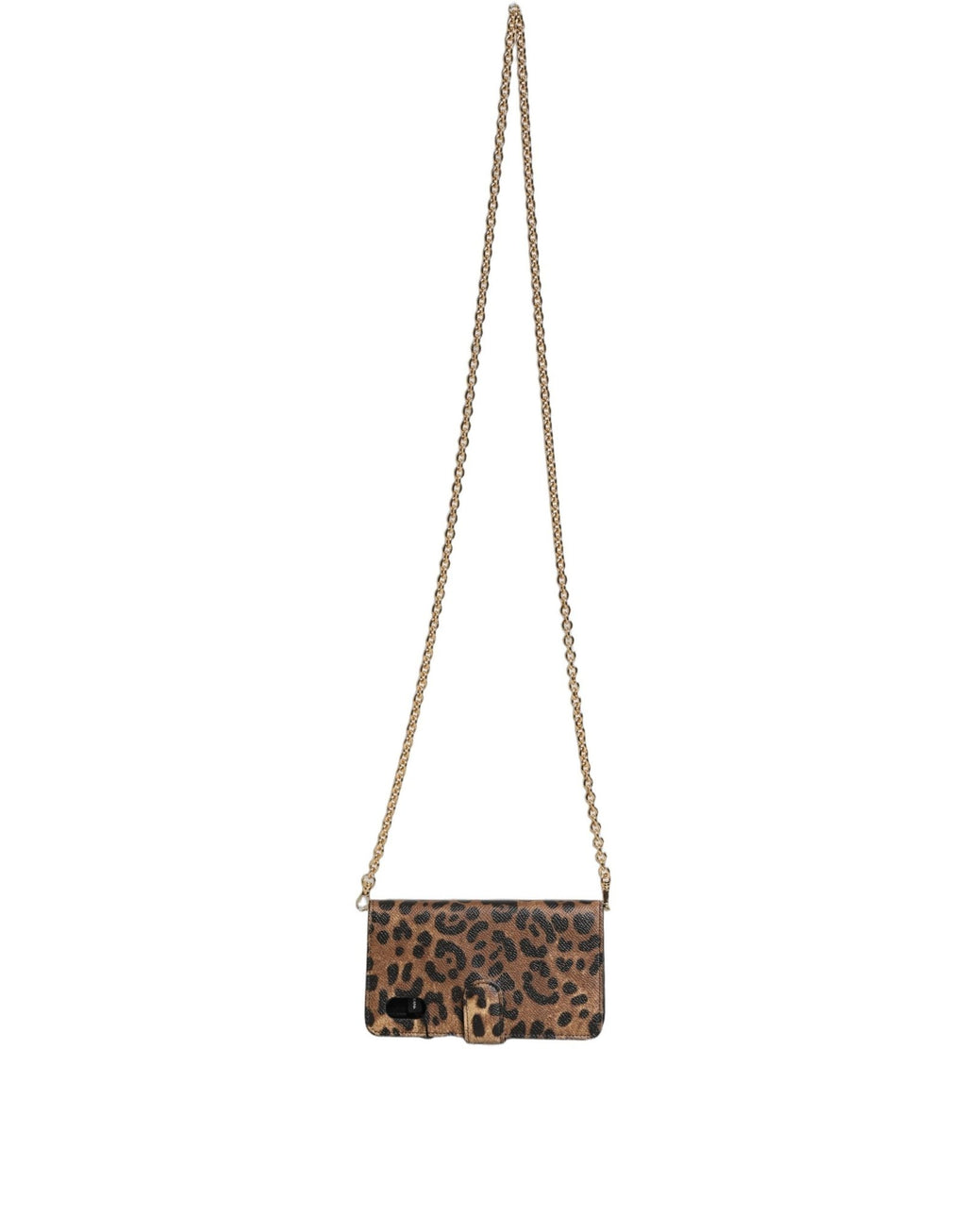 Dolce & Gabbana Flip Cover Brown Leopard Crystal iPhone X - XS Case - GET THE BRAND