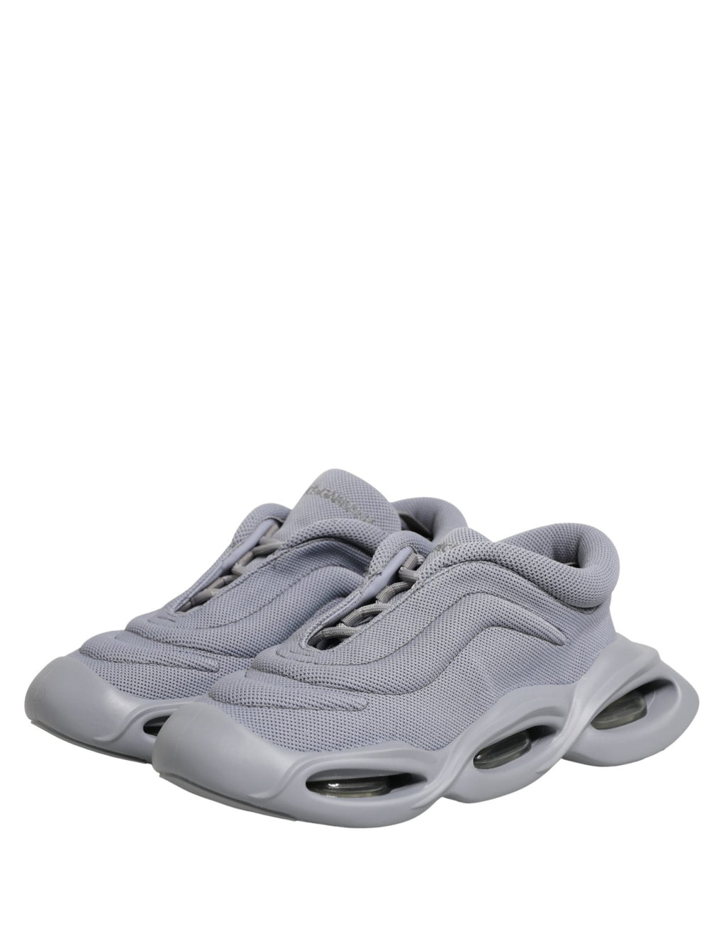Dolce & Gabbana Gray Slip On Wave Low Top Sneakers - GET THE BRAND