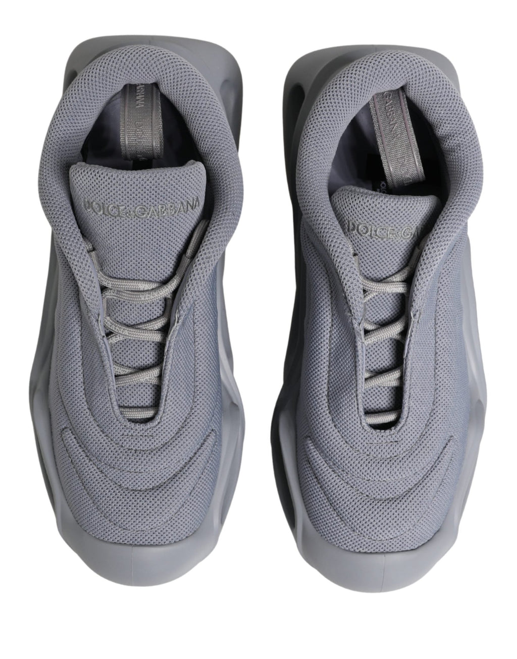 Dolce & Gabbana Gray Slip On Wave Low Top Sneakers - GET THE BRAND
