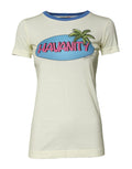 Dolce & Gabbana Light Yellow Cotton Short Sleeve T-shirt - GET THE BRAND