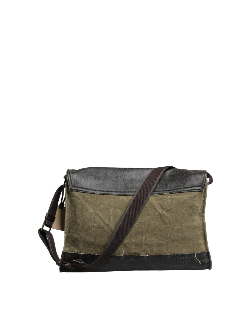 Dolce & Gabbana Military Green Two Tone Messenger Shoulder Borse Men Bag - GET THE BRAND