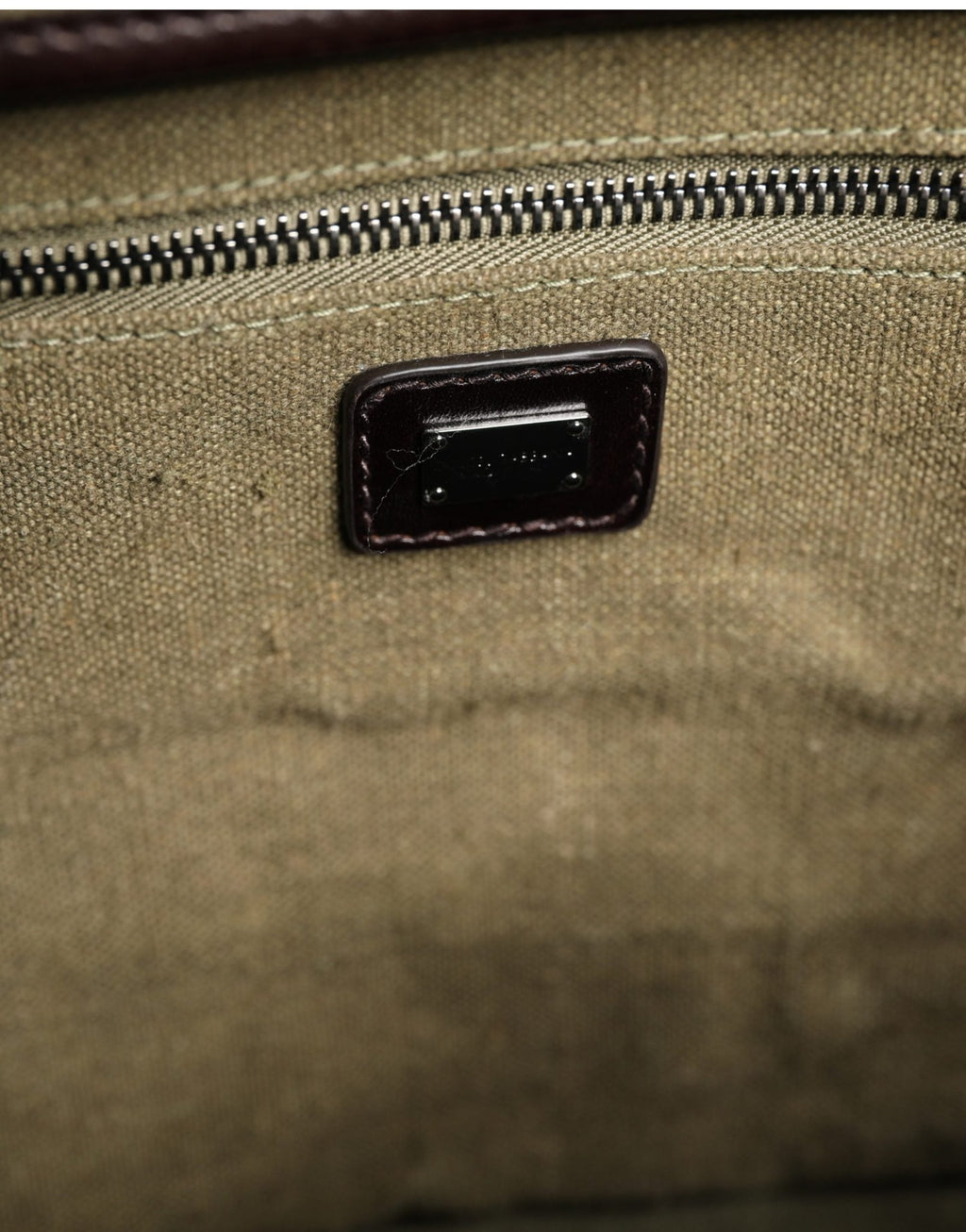 Dolce & Gabbana Military Green Two Tone Tote Duffel Shoulder Borse Bag - GET THE BRAND