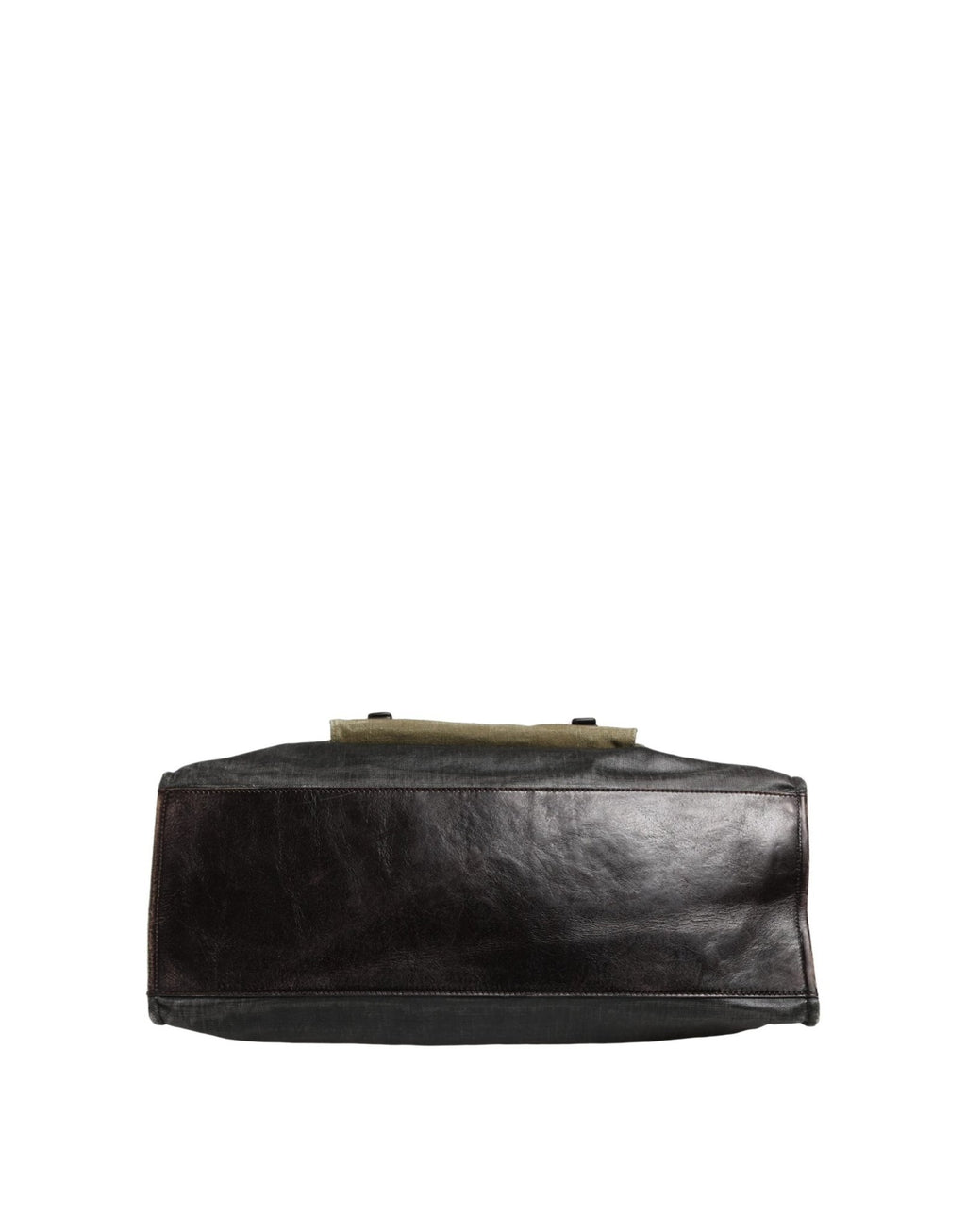 Dolce & Gabbana Military Green Two Tone Tote Duffel Shoulder Borse Bag - GET THE BRAND