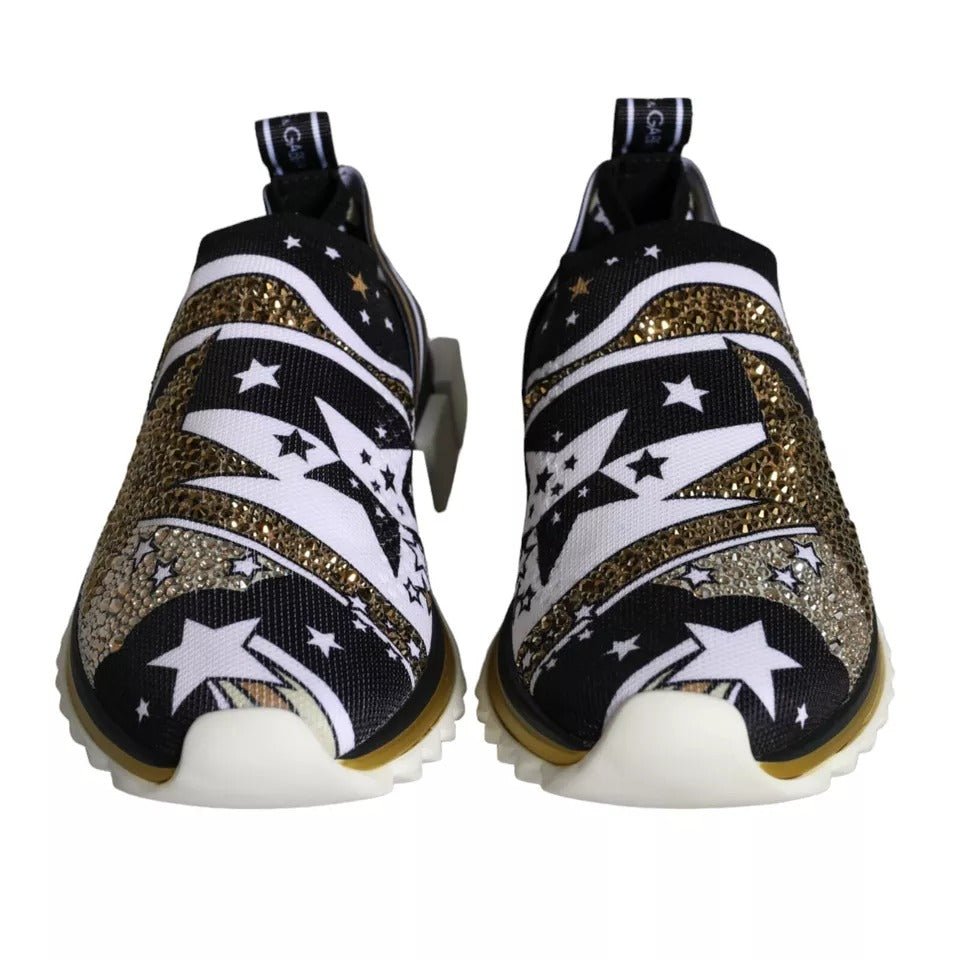 Dolce & Gabbana Multicolor Comet Star Print Sorrento Sneakers Shoes - GET THE BRAND