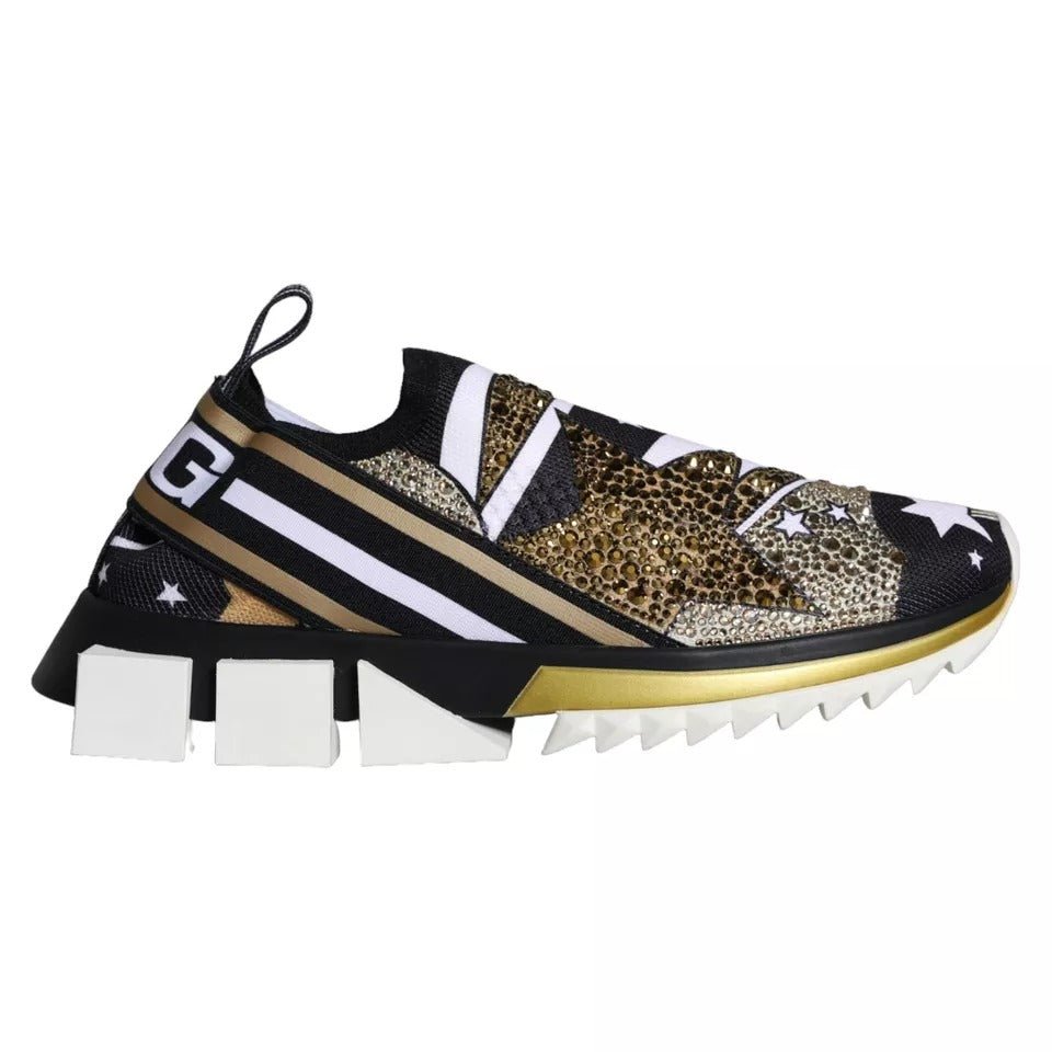 Dolce & Gabbana Multicolor Comet Star Print Sorrento Sneakers Shoes - GET THE BRAND