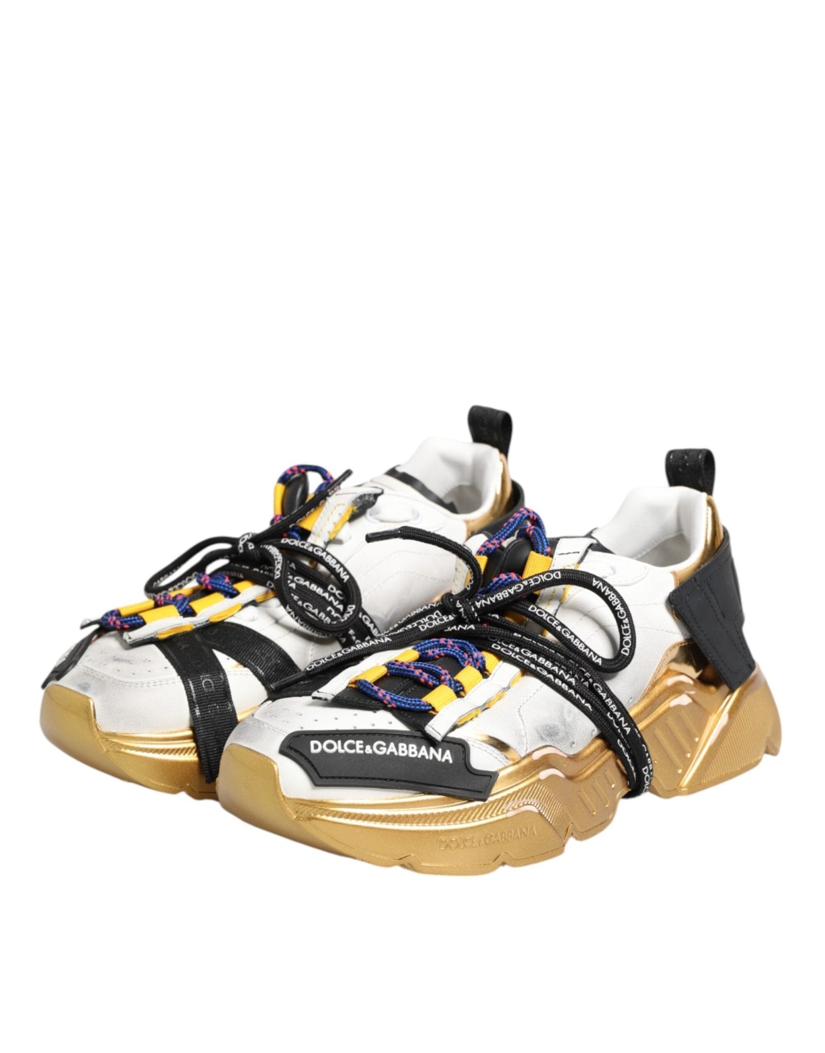 Dolce & Gabbana Multicolor Daymaster Low Top Sneakers Shoes - GET THE BRAND