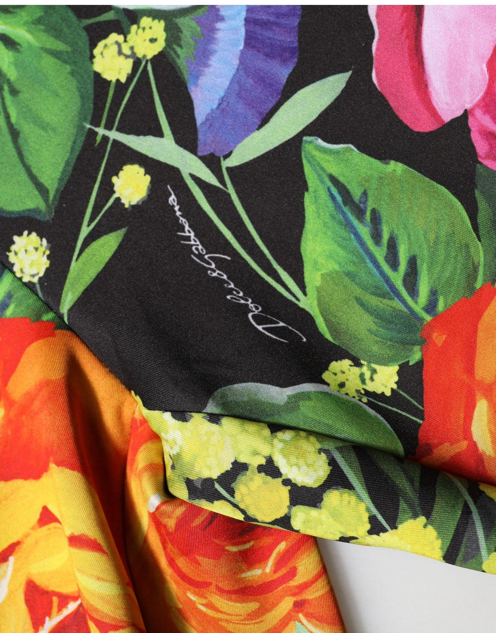 Dolce & Gabbana Multicolor Floral Stretch Jersey Leggings Pants - GET THE BRAND