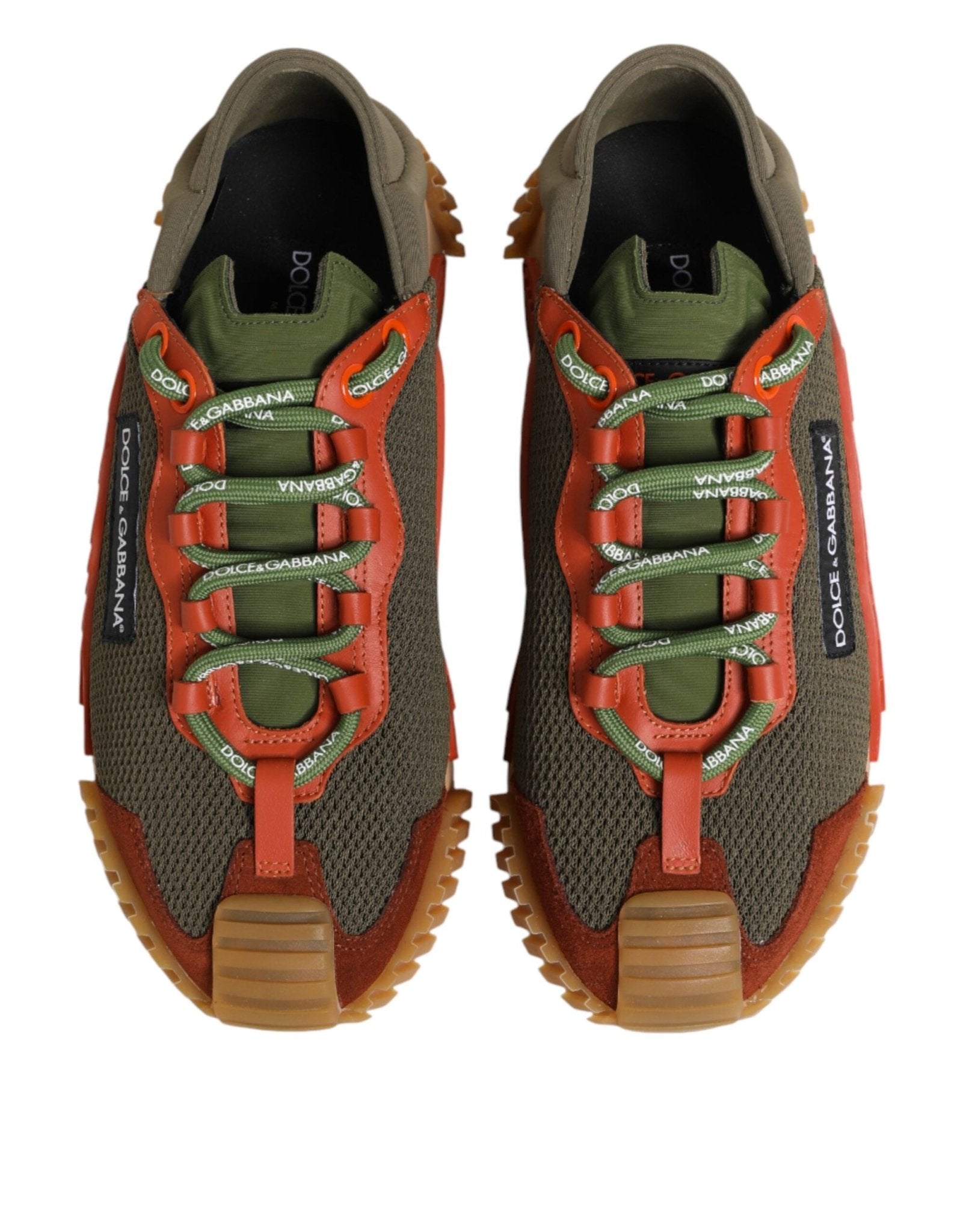 Dolce & Gabbana Multicolor Lace Up Low Top NS1 Sneakers Shoes - GET THE BRAND