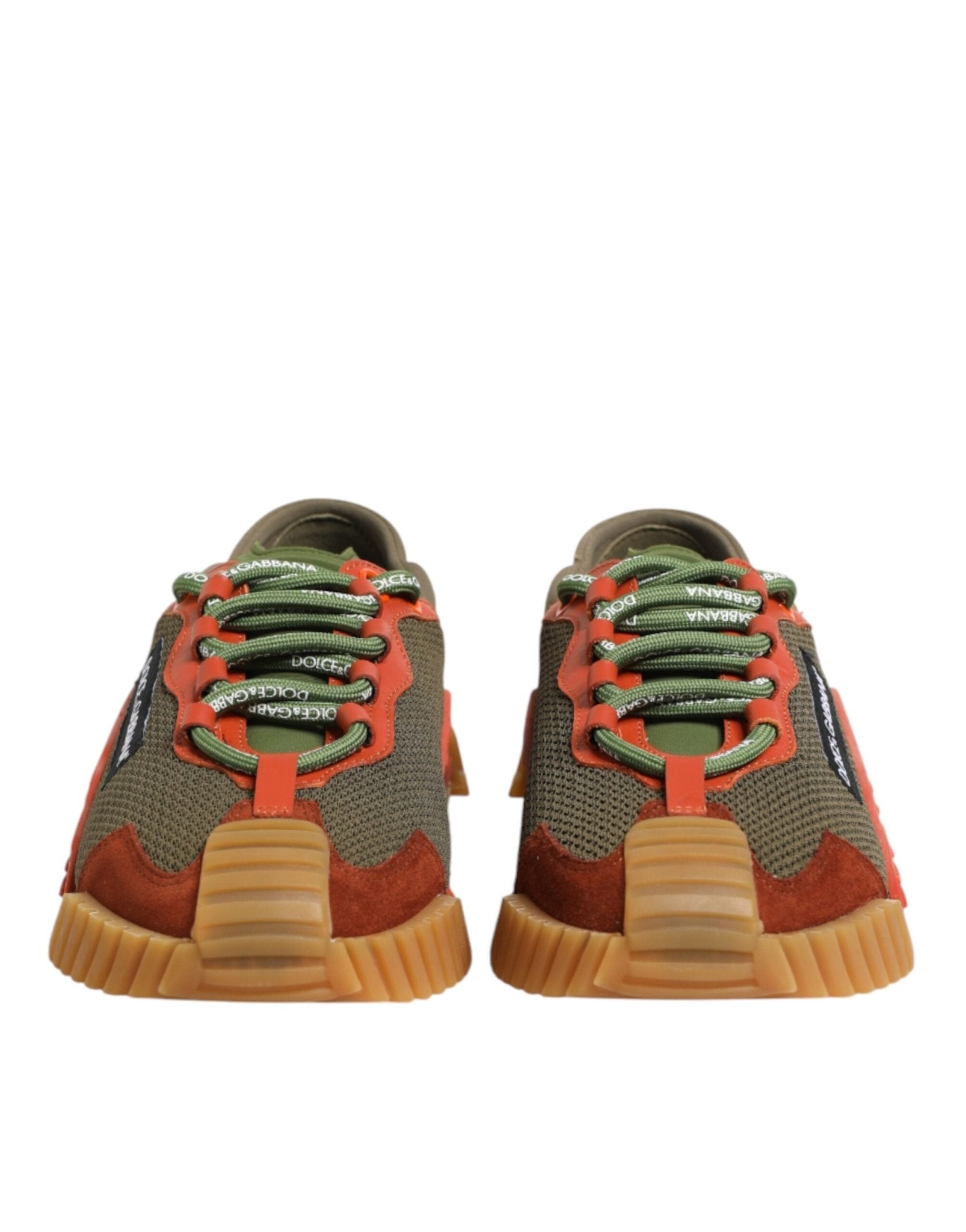 Dolce & Gabbana Multicolor Lace Up Low Top NS1 Sneakers Shoes - GET THE BRAND