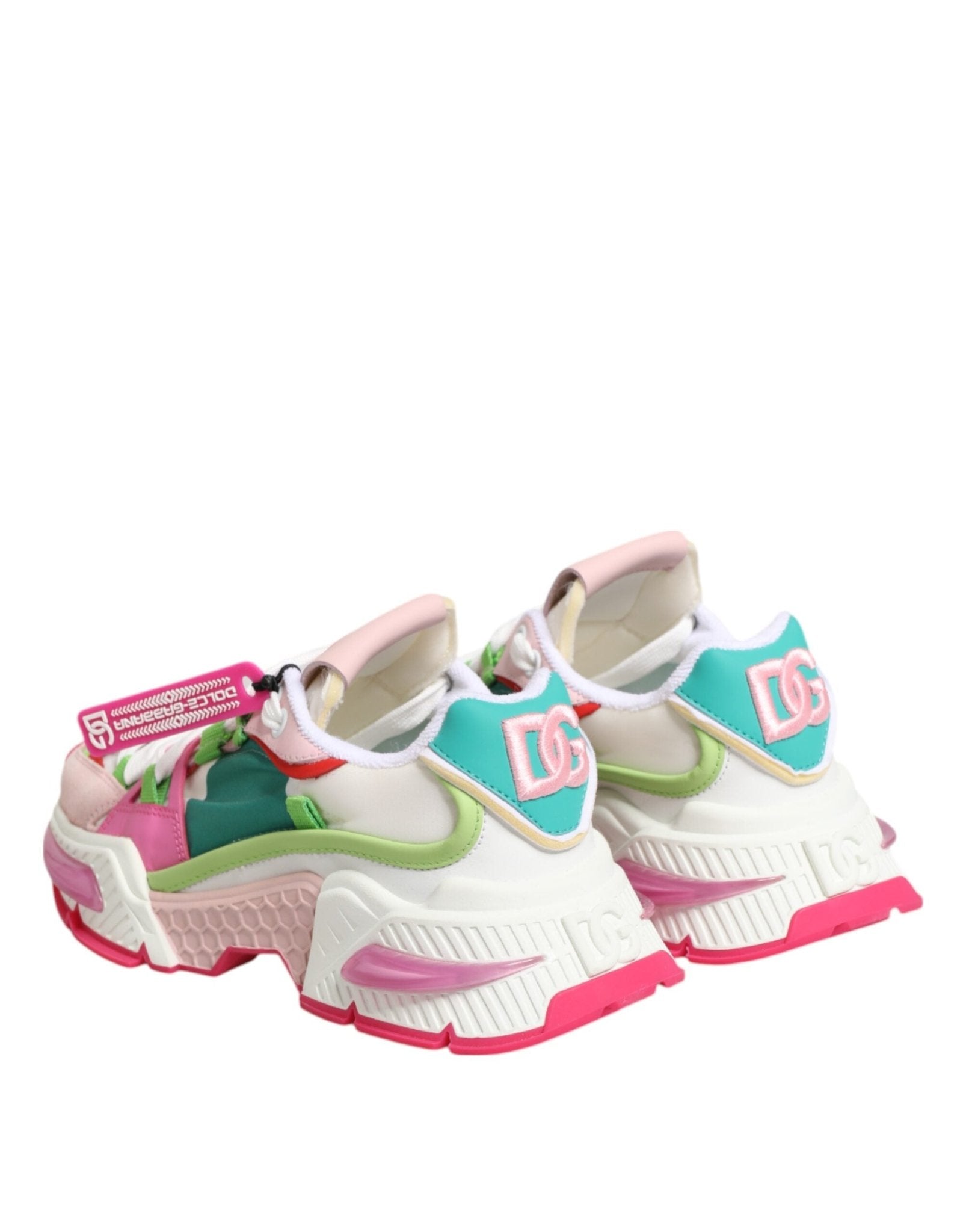 Dolce & Gabbana Multicolor Leather Airmaster Low Top Sneaker Shoes - GET THE BRAND