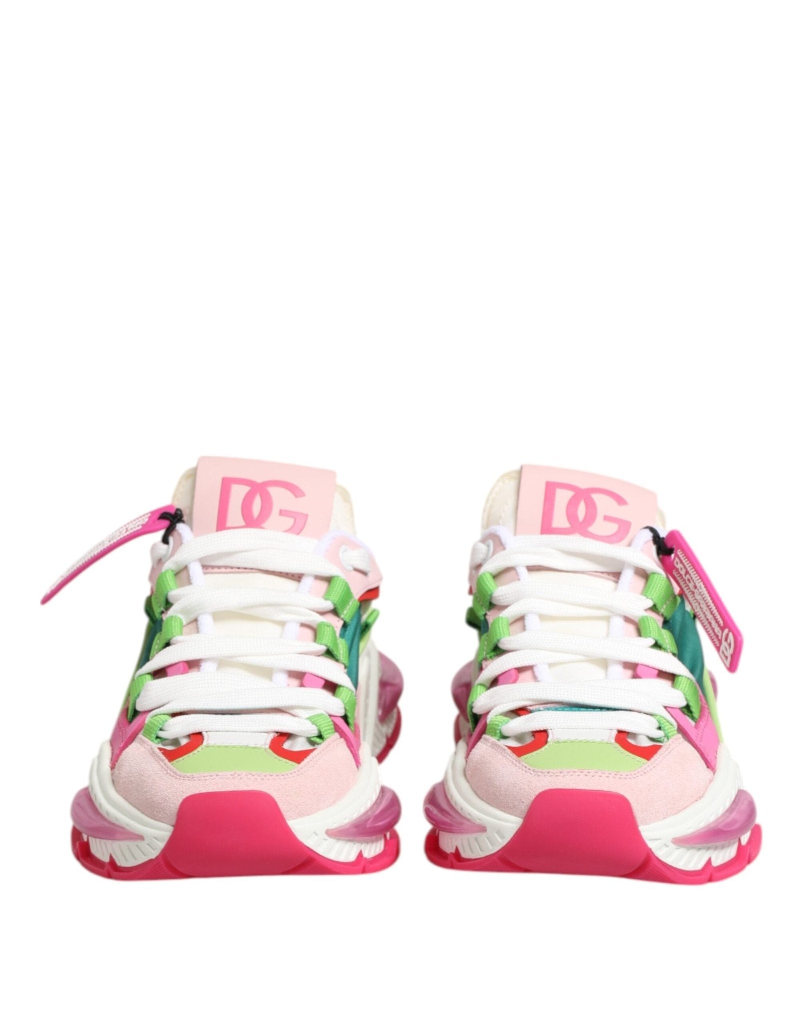 Dolce & Gabbana Multicolor Leather Airmaster Low Top Sneaker Shoes - GET THE BRAND