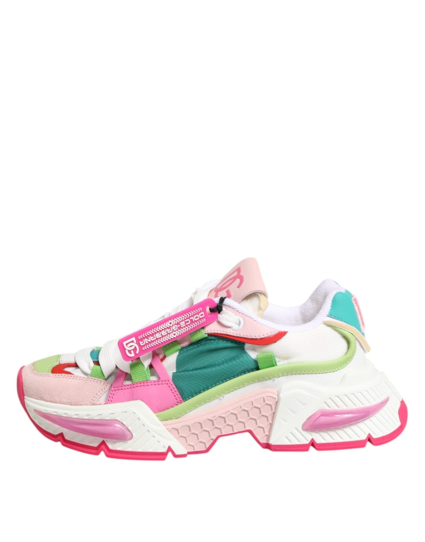 Dolce & Gabbana Multicolor Leather Airmaster Low Top Sneaker Shoes - GET THE BRAND