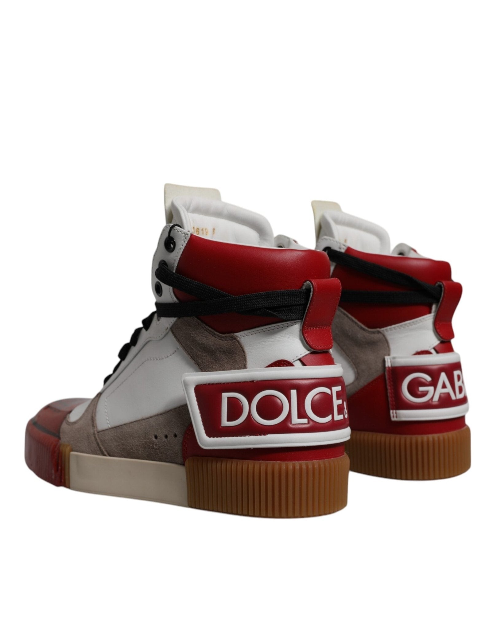 Dolce & Gabbana Multicolor Leather High Top Sneakers Shoes - GET THE BRAND