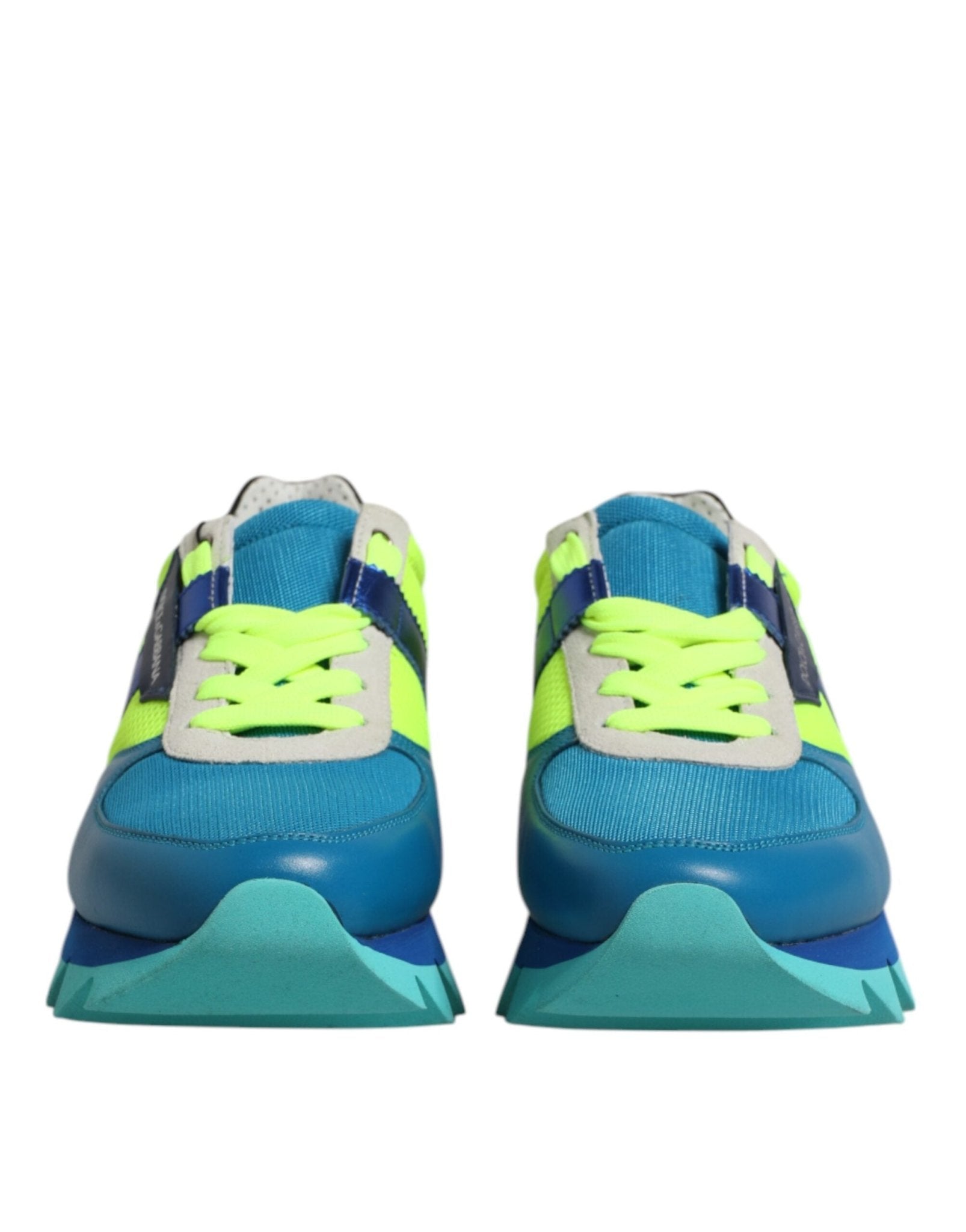 Dolce & Gabbana Multicolor Leather Low Top Men Sneakers Shoes - GET THE BRAND