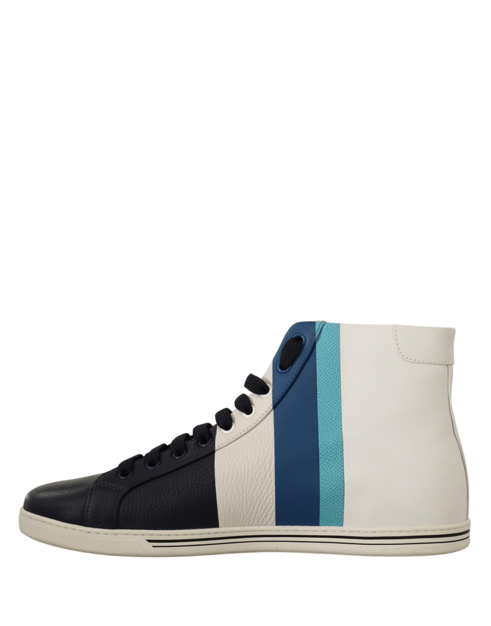 Dolce & Gabbana Multicolor Leather Mid Top Sneakers Shoes - GET THE BRAND