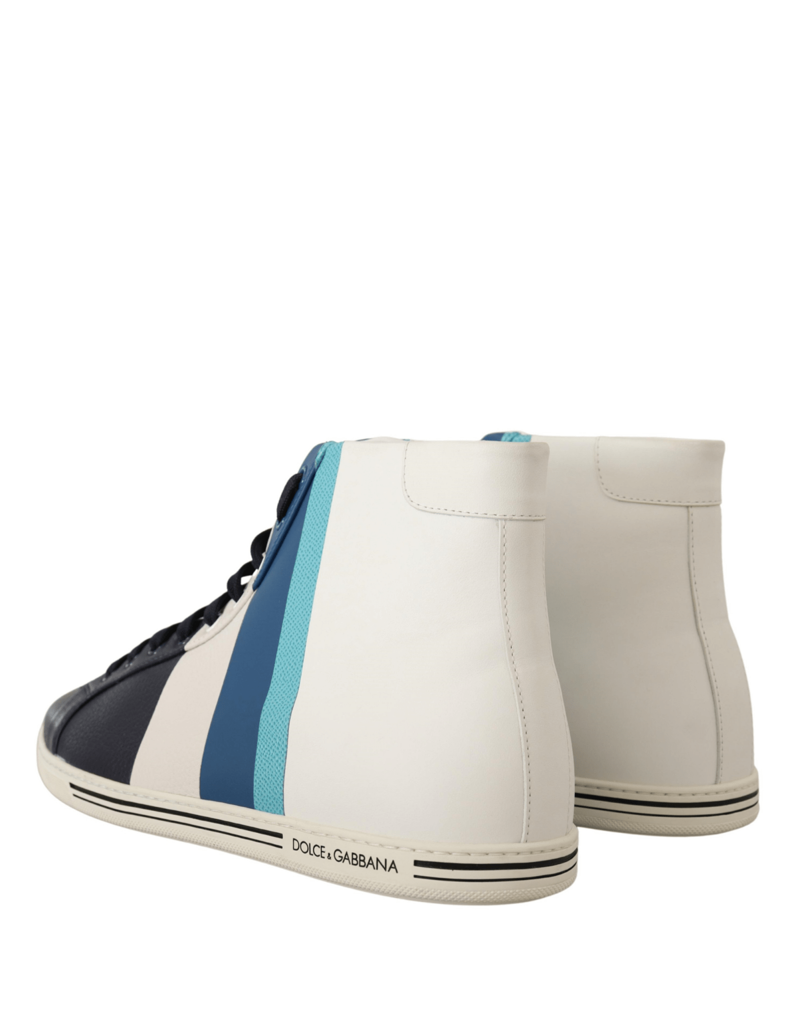 Dolce & Gabbana Multicolor Leather Mid Top Sneakers Shoes - GET THE BRAND