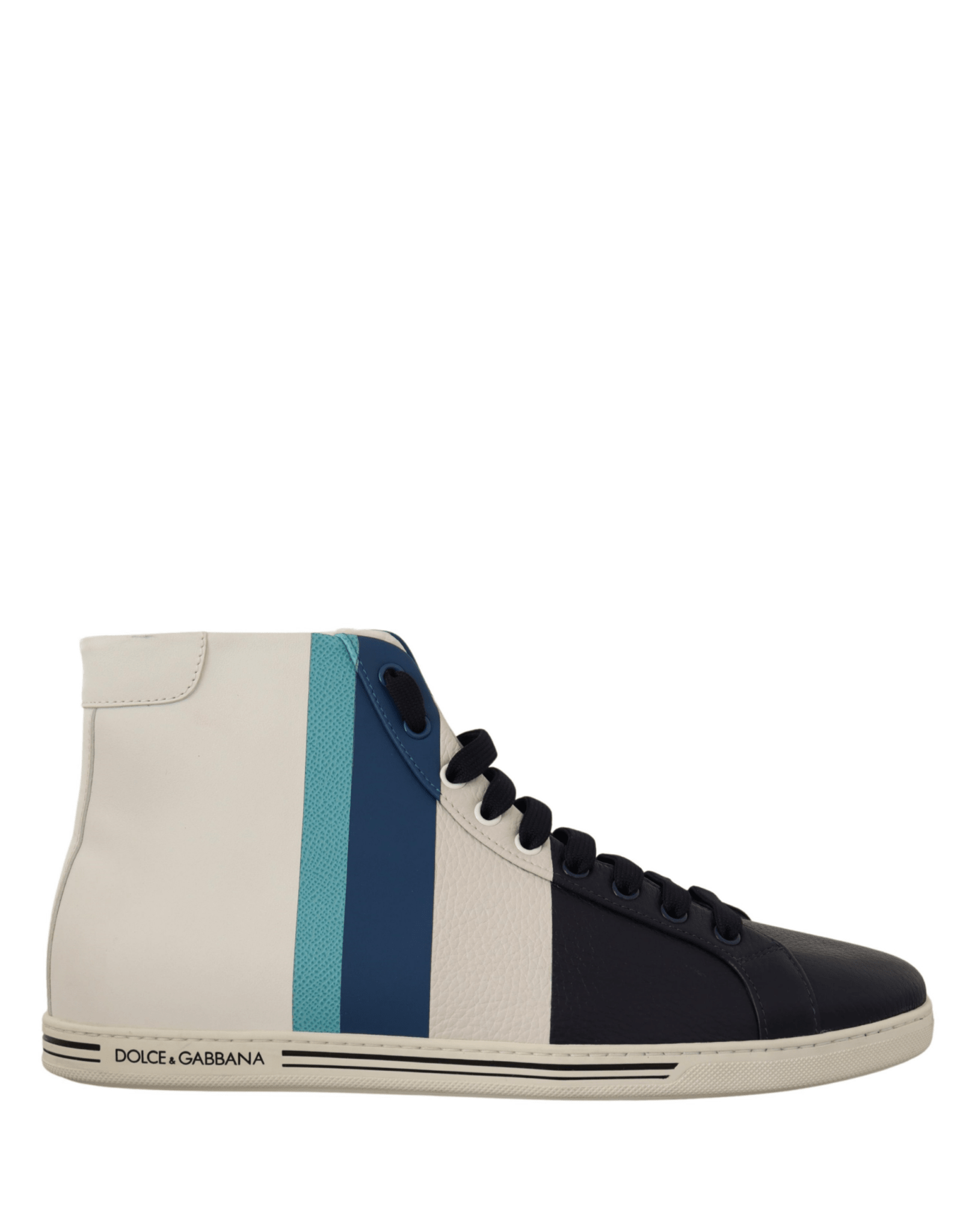 Dolce & Gabbana Multicolor Leather Mid Top Sneakers Shoes - GET THE BRAND