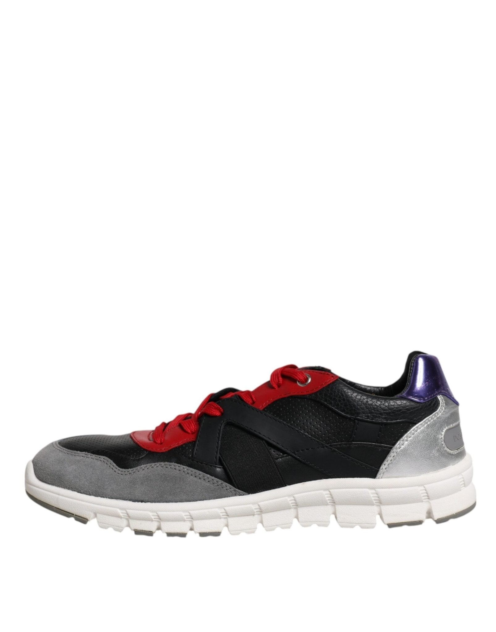 Dolce & Gabbana Multicolor Leather Suede Low Top Sneakers Shoes - GET THE BRAND