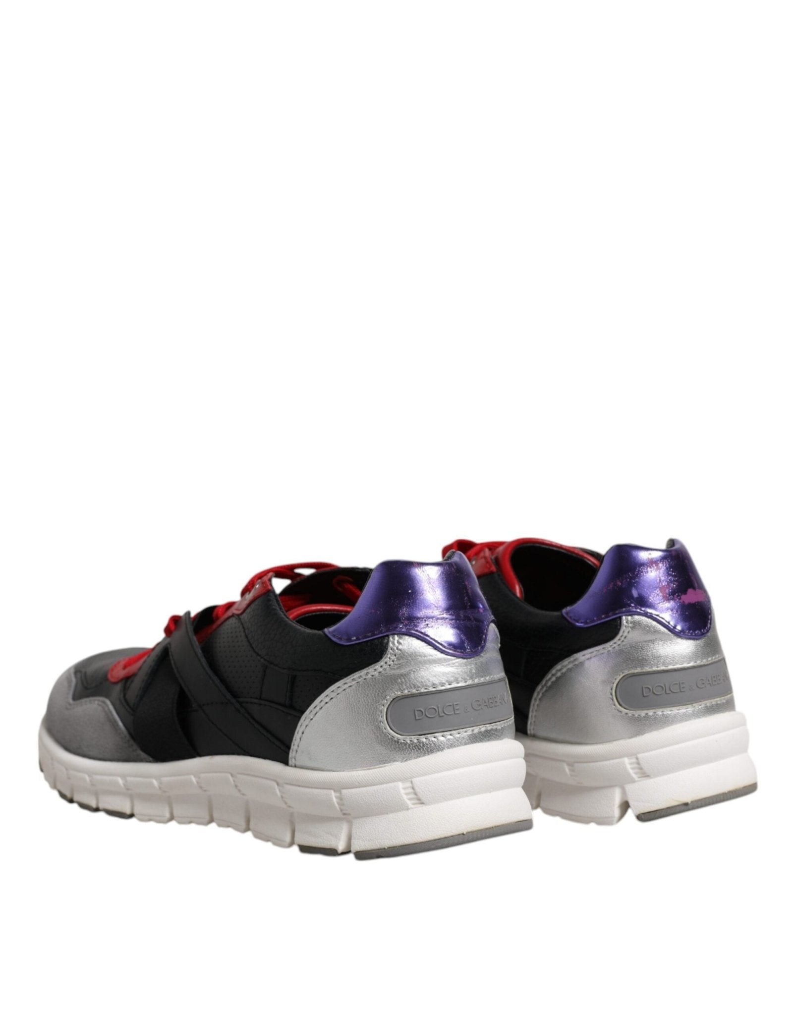 Dolce & Gabbana Multicolor Leather Suede Low Top Sneakers Shoes - GET THE BRAND