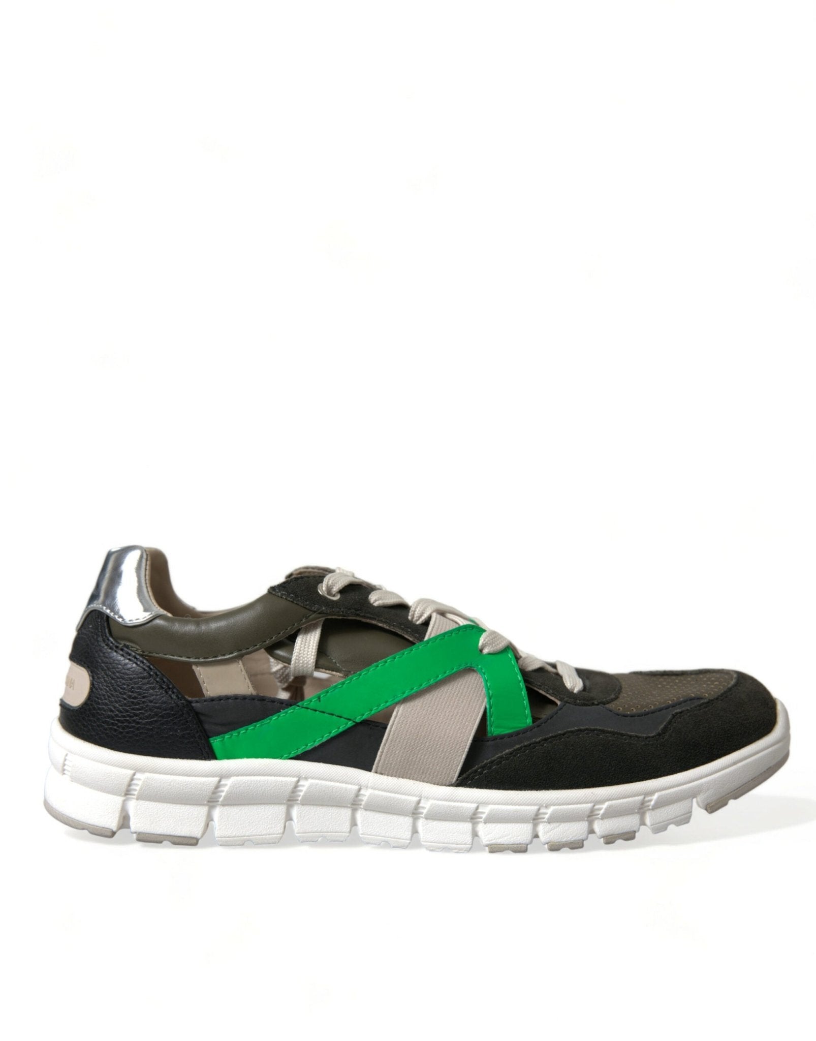 Dolce & Gabbana Multicolor Leather Suede Low Top Sneakers Shoes - GET THE BRAND