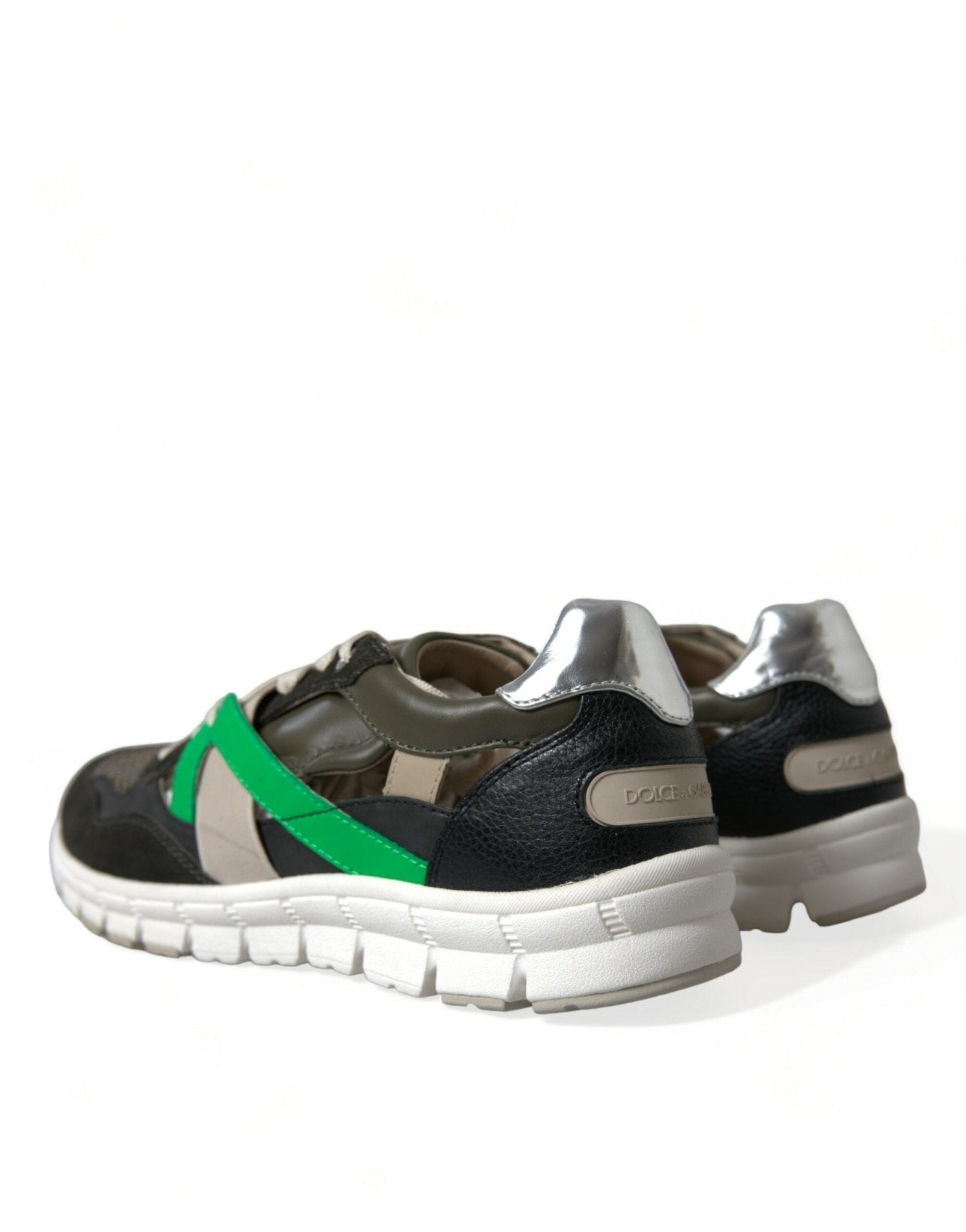 Dolce & Gabbana Multicolor Leather Suede Low Top Sneakers Shoes - GET THE BRAND