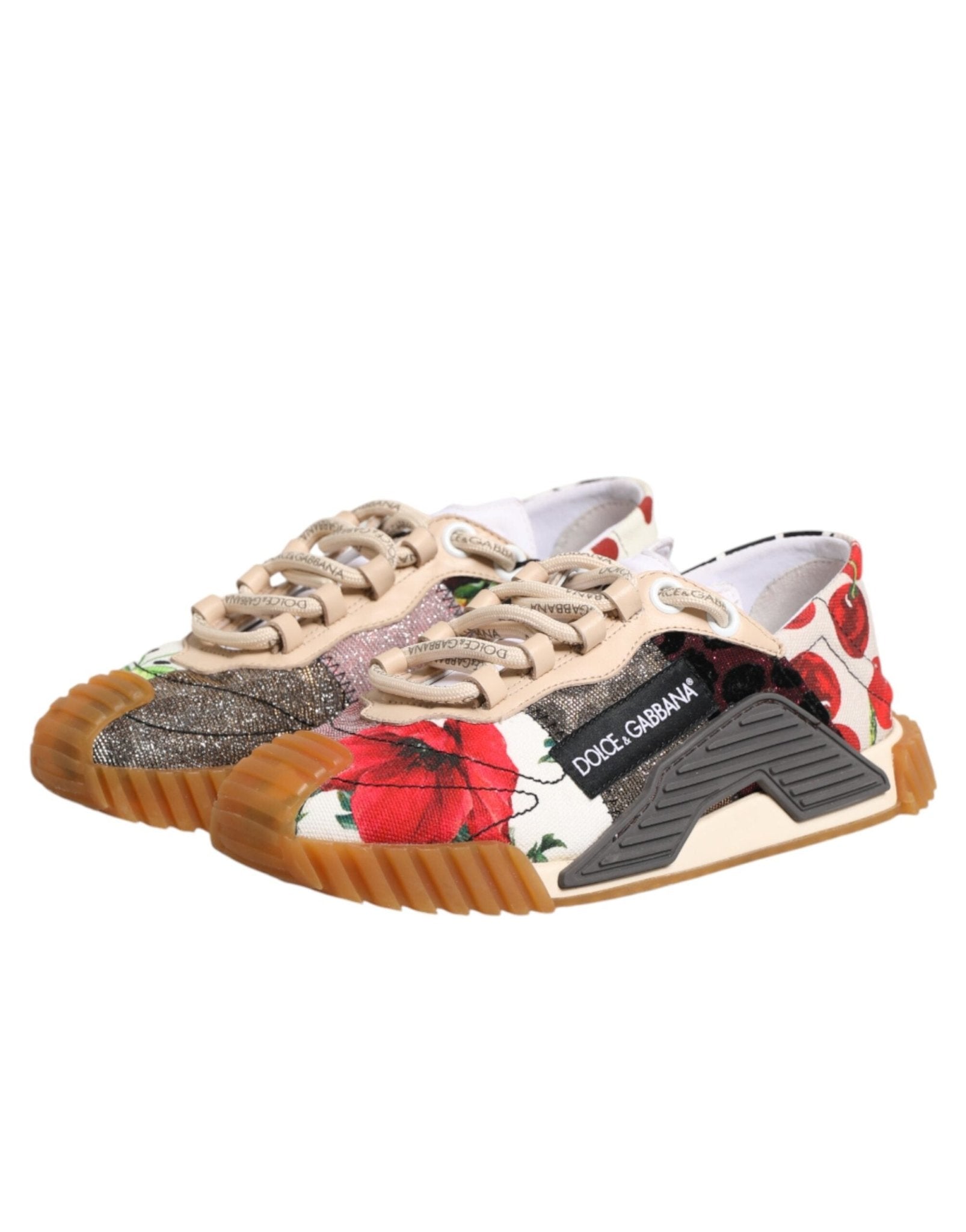 Dolce & Gabbana Multicolor Logo Low Top NS1 Sneakers Shoes - GET THE BRAND