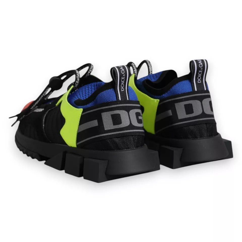 Dolce & Gabbana Multicolor Mesh Sorrento Trekking Sneakers Shoes - GET THE BRAND