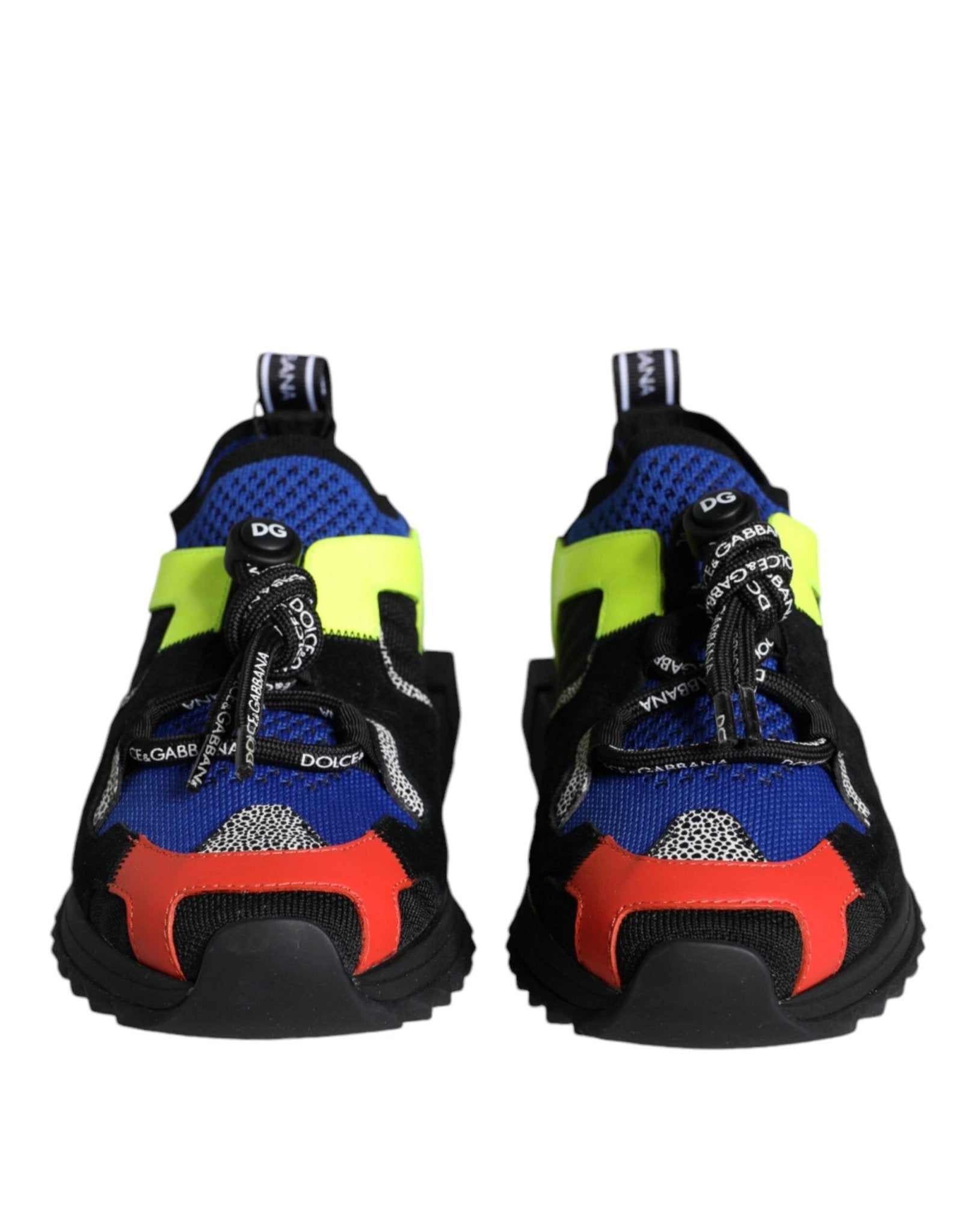 Dolce & Gabbana Multicolor Mesh Sorrento Trekking Sneakers Shoes - GET THE BRAND