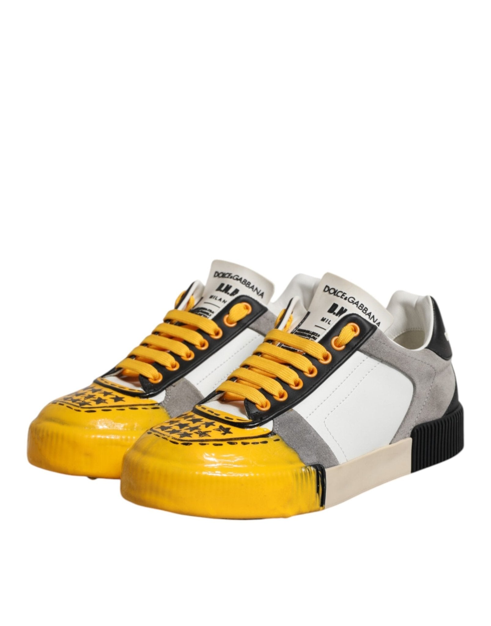 Dolce & Gabbana Multicolor MIAMI Low Top Sneakers Shoes - GET THE BRAND