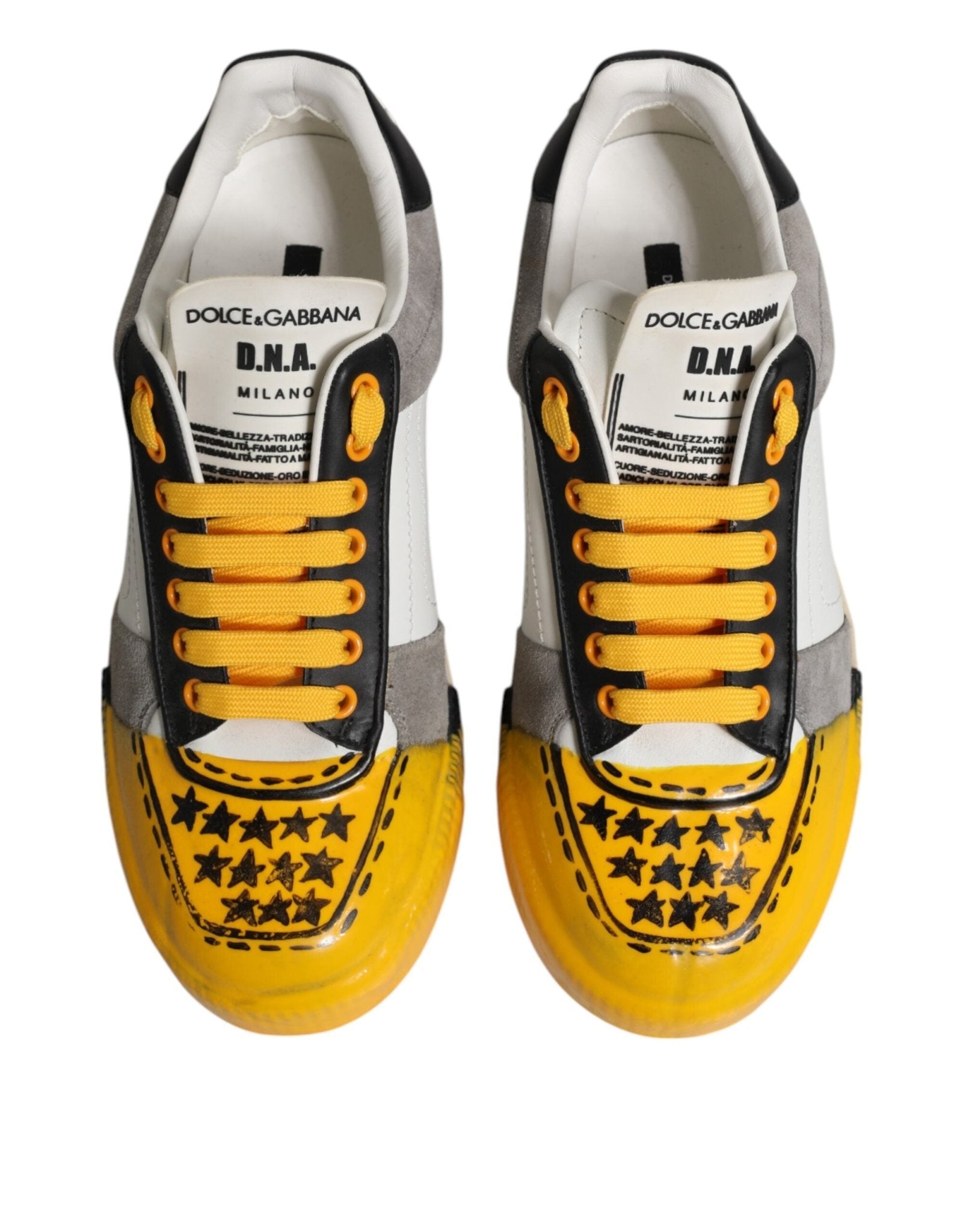 Dolce & Gabbana Multicolor MIAMI Low Top Sneakers Shoes - GET THE BRAND