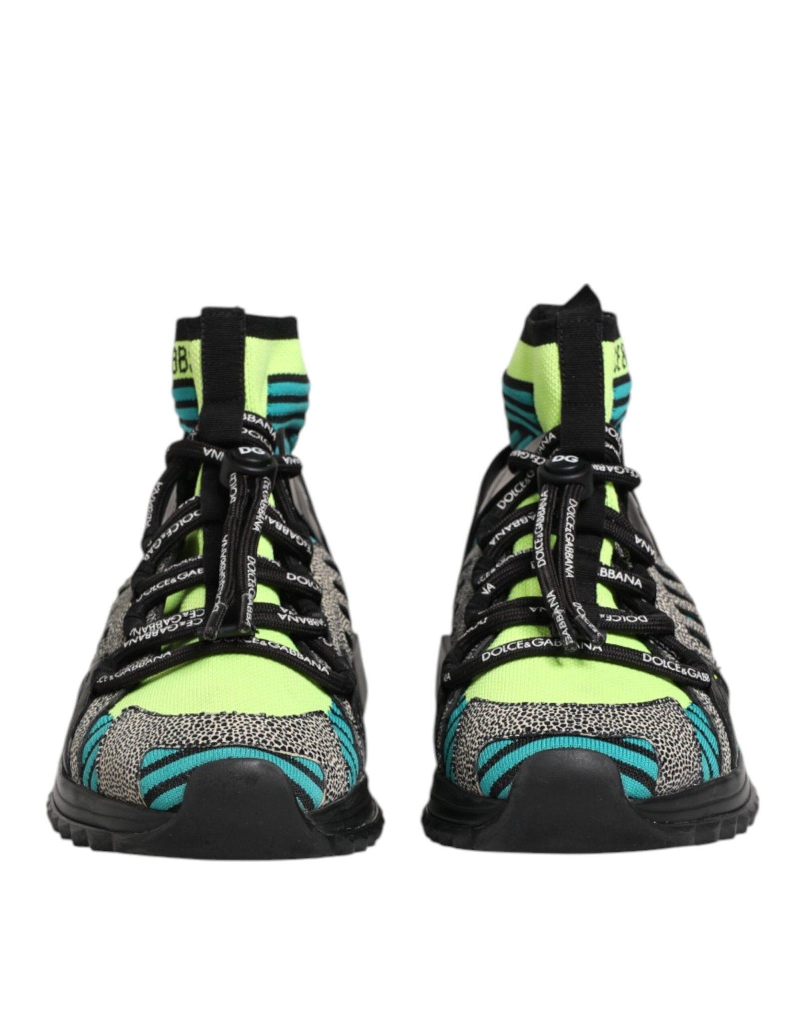 Dolce & Gabbana Multicolor Sorrento Socks Men Sneakers Shoes - GET THE BRAND