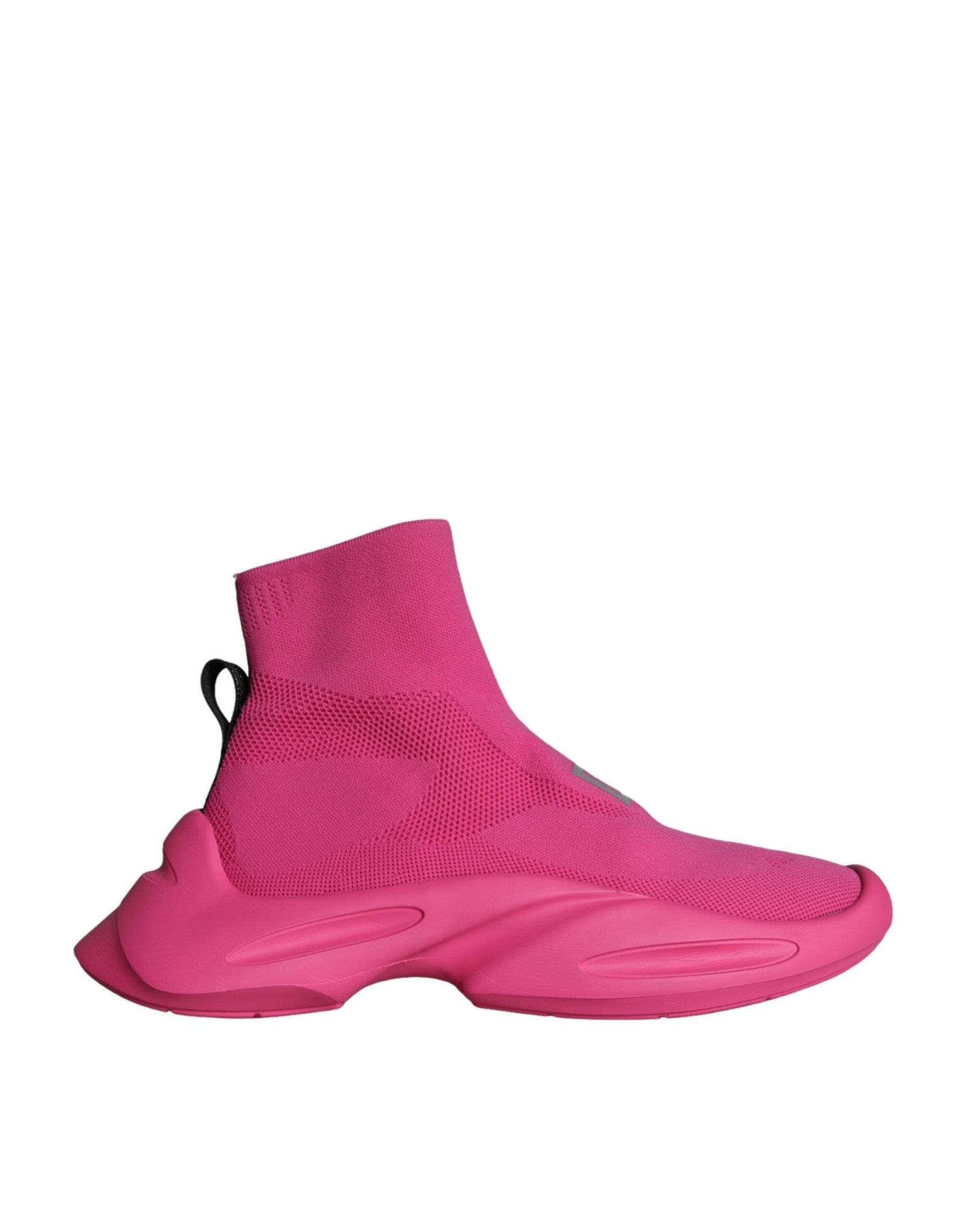 Dolce & Gabbana Pink Logo Print Slip On Socks Sneakers Shoes - GET THE BRAND