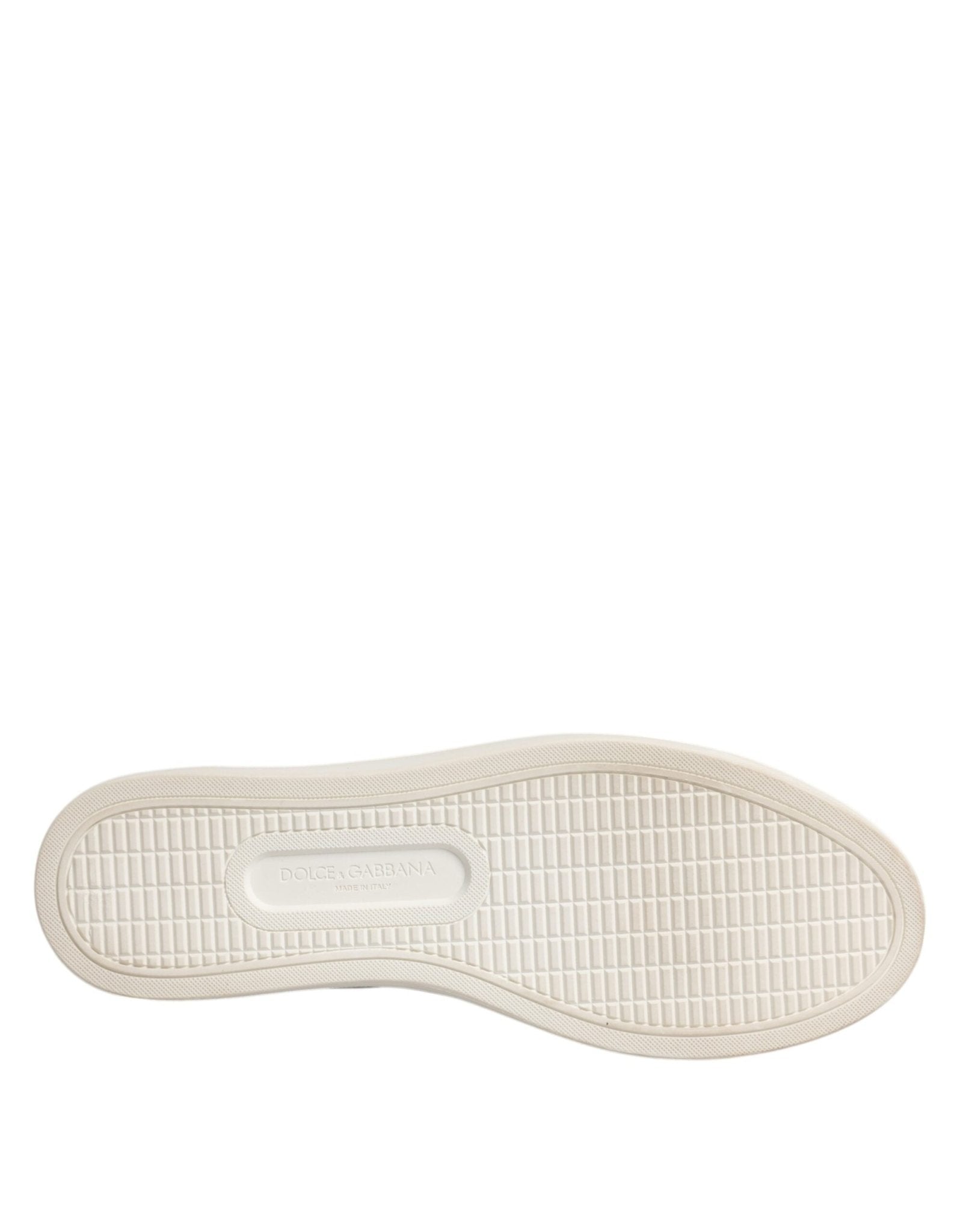 Dolce & Gabbana White Classic Calf Leather Sneakers Shoes - GET THE BRAND
