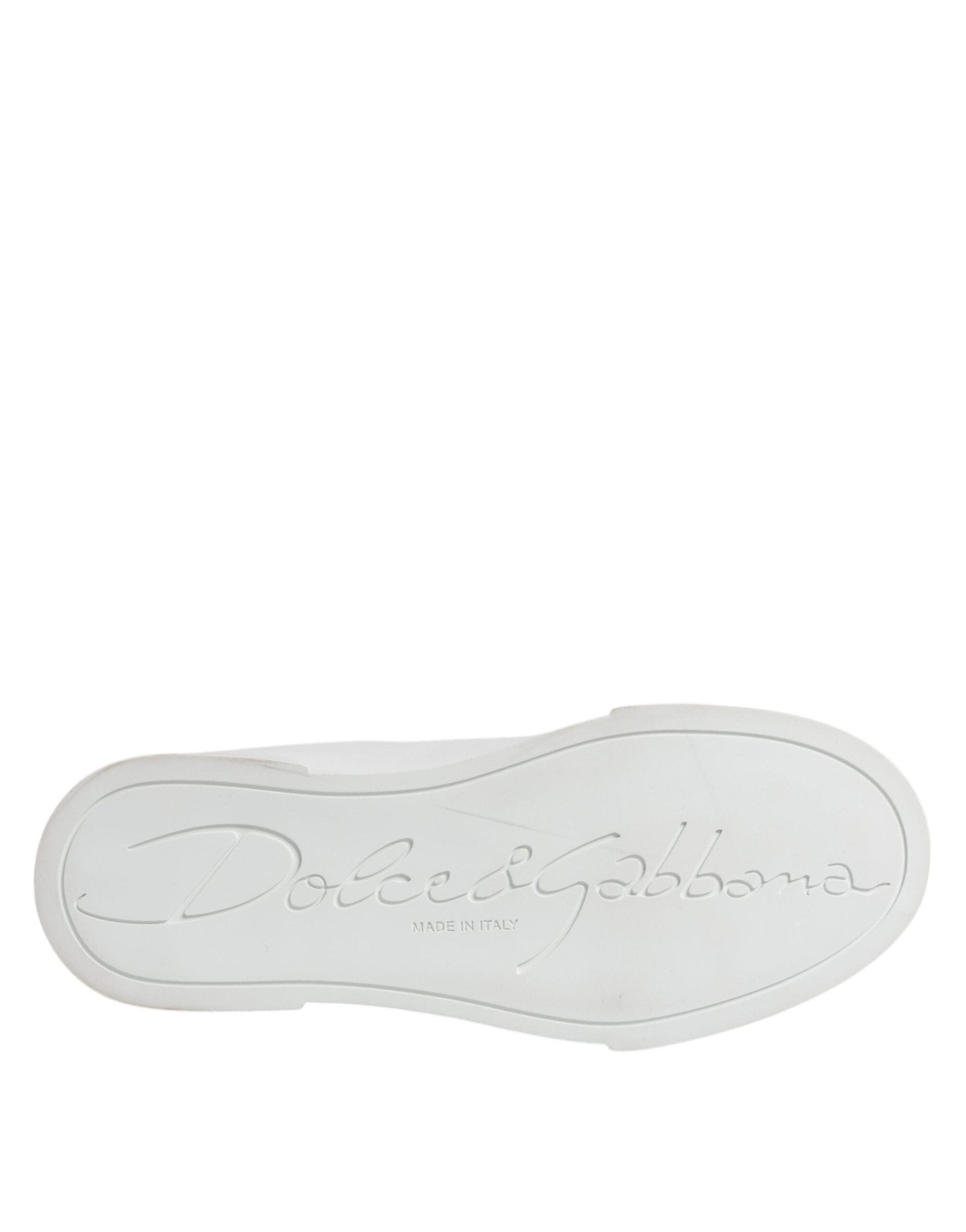 Dolce & Gabbana White Leather Classic Low Top Sneakers Shoes - GET THE BRAND