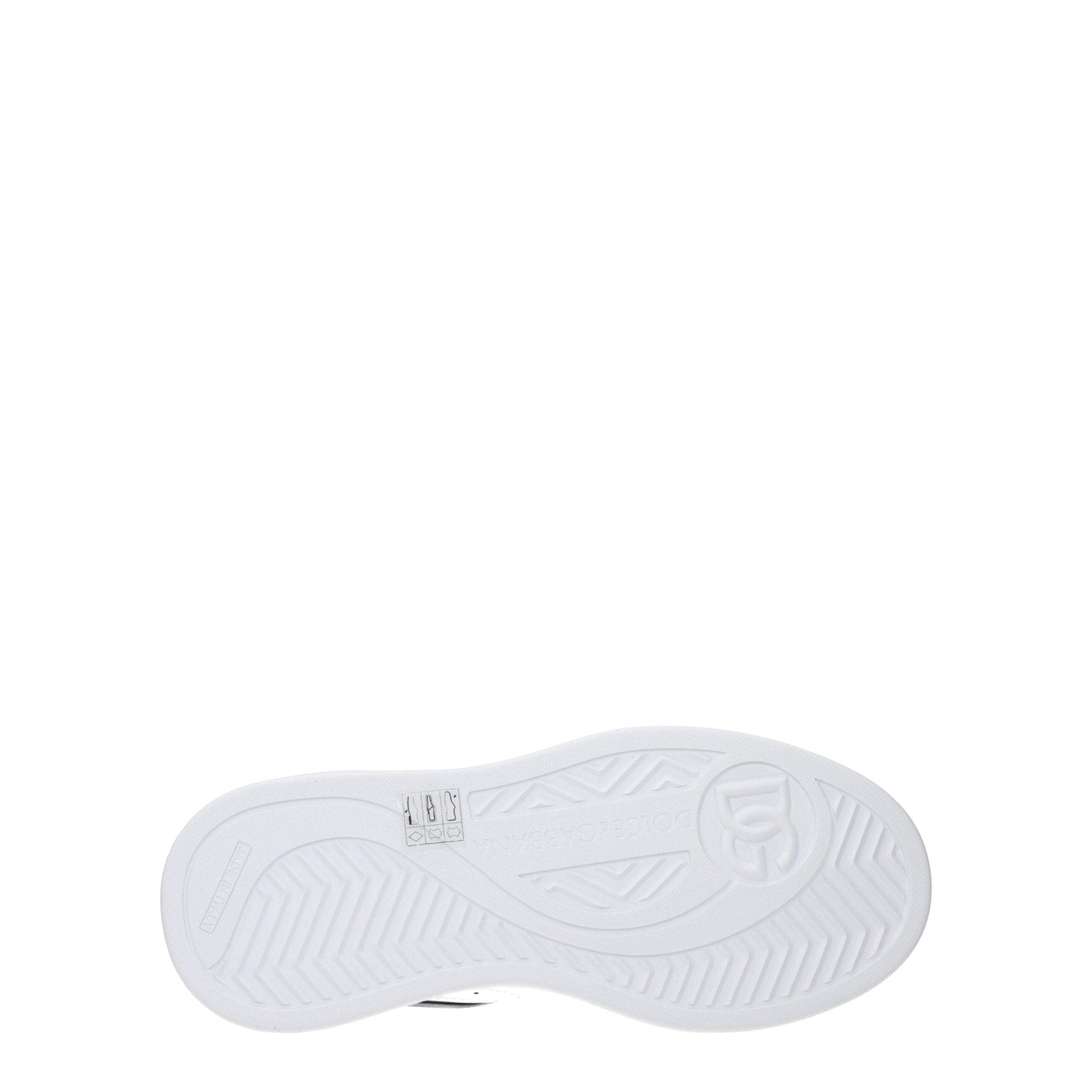 Dolce & Gabbana White Leather Low Top Sneakers - GET THE BRAND