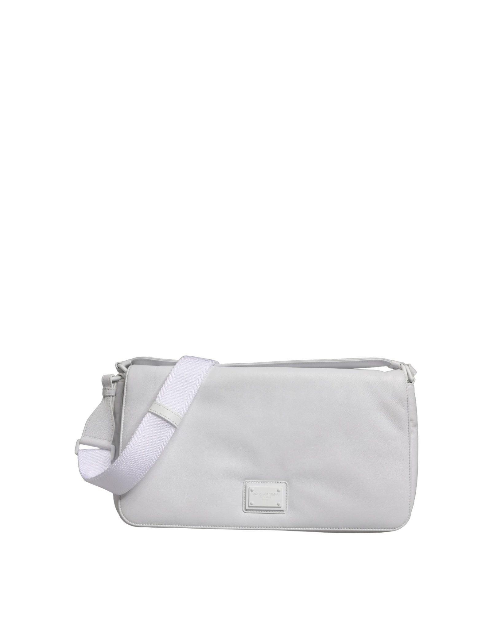 Dolce & Gabbana White Logo Plaque Crossbody Shoulder Borse Women Bag - GET THE BRAND
