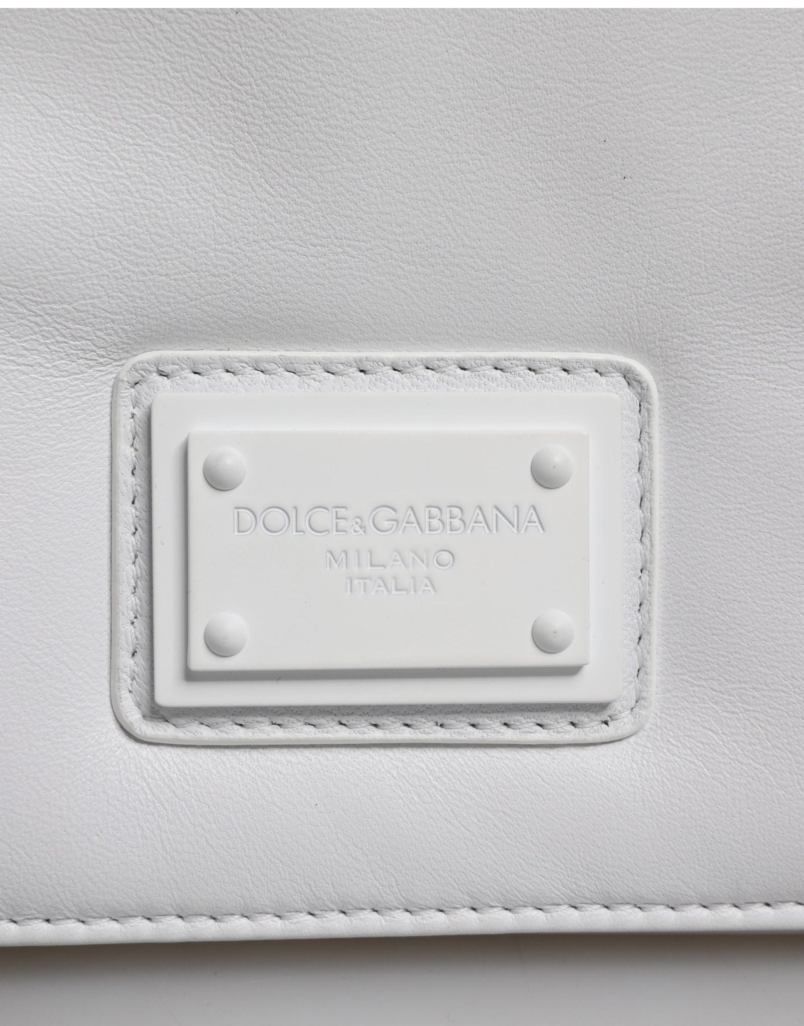 Dolce & Gabbana White Logo Plaque Crossbody Shoulder Borse Women Bag - GET THE BRAND
