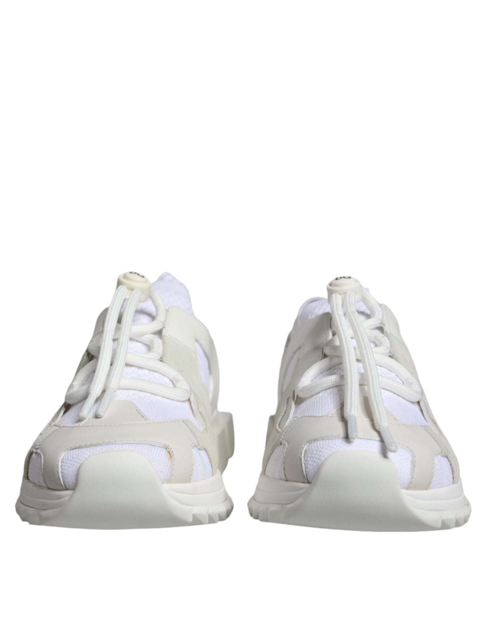 Dolce & Gabbana White Mesh Sorrento Trekking Sneakers Shoes - GET THE BRAND