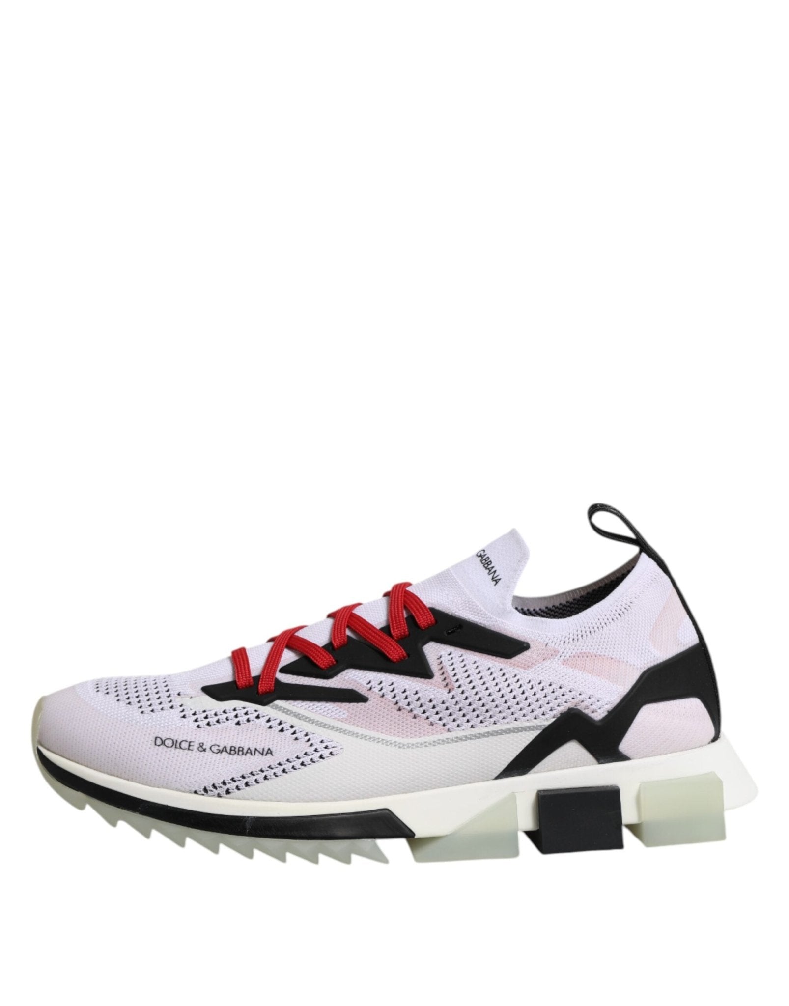 Dolce & Gabbana White SORRENTO Sport Stretch Sneakers Shoes - GET THE BRAND