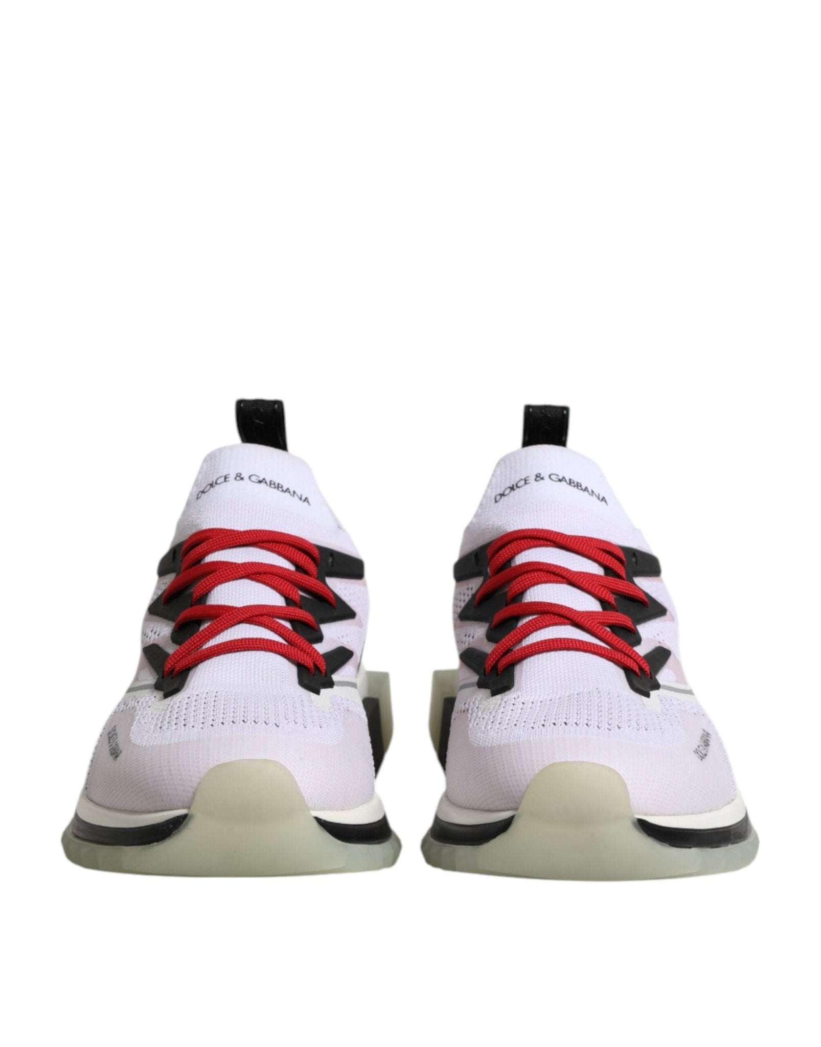 Dolce & Gabbana White SORRENTO Sport Stretch Sneakers Shoes - GET THE BRAND