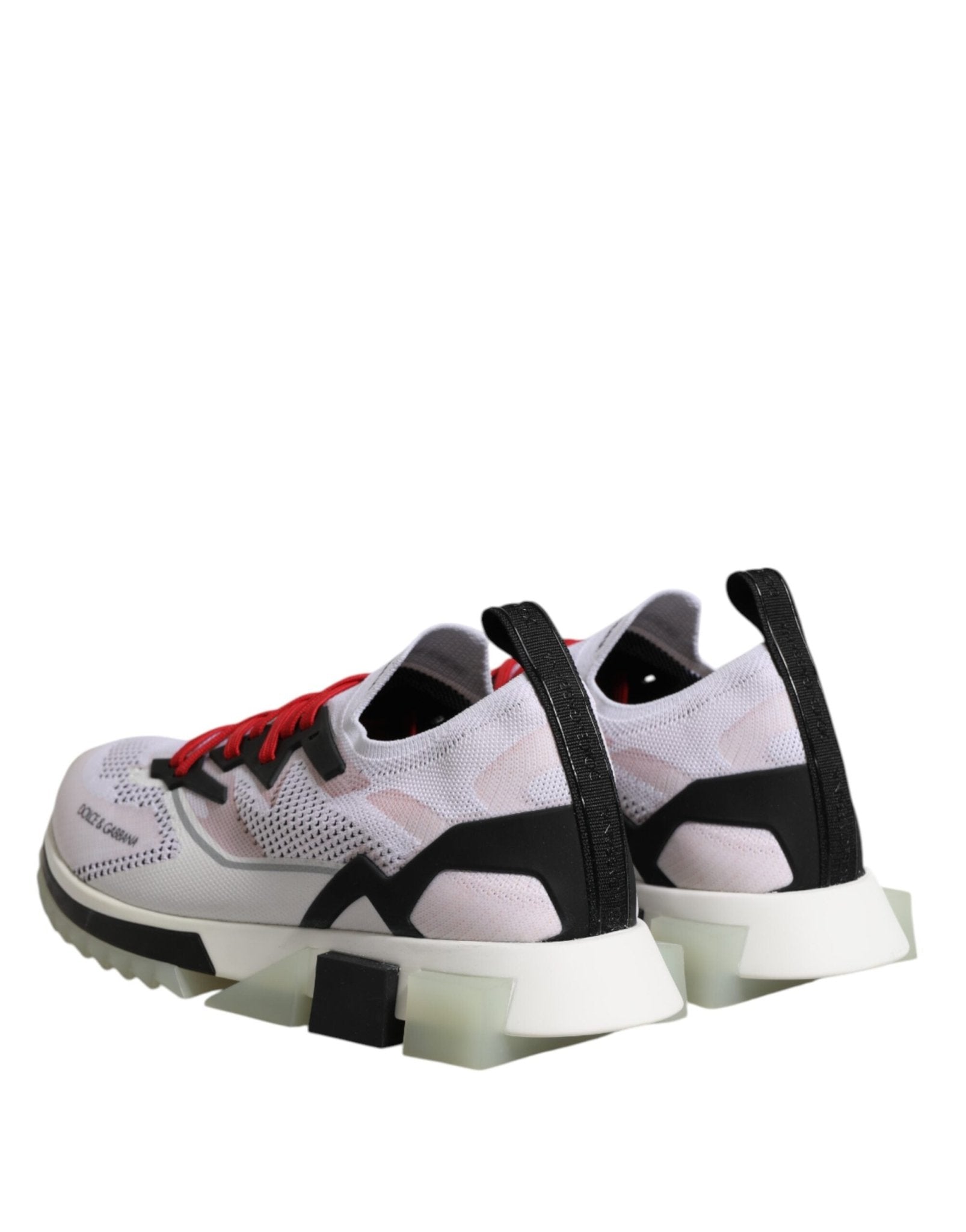 Dolce & Gabbana White SORRENTO Sport Stretch Sneakers Shoes - GET THE BRAND